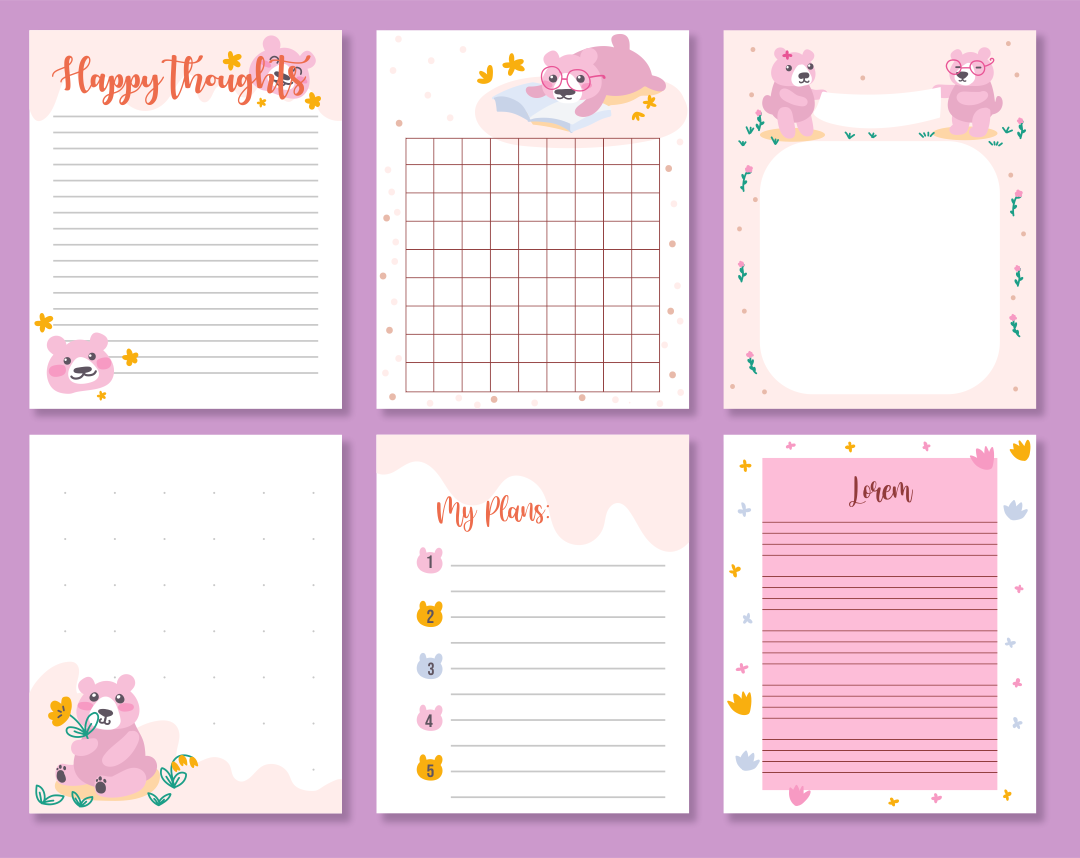  Printable Scrapbook Templates