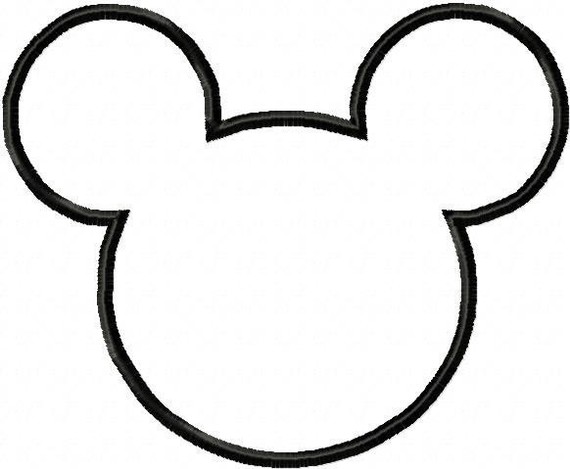 Mickey Mouse Cut Out Template