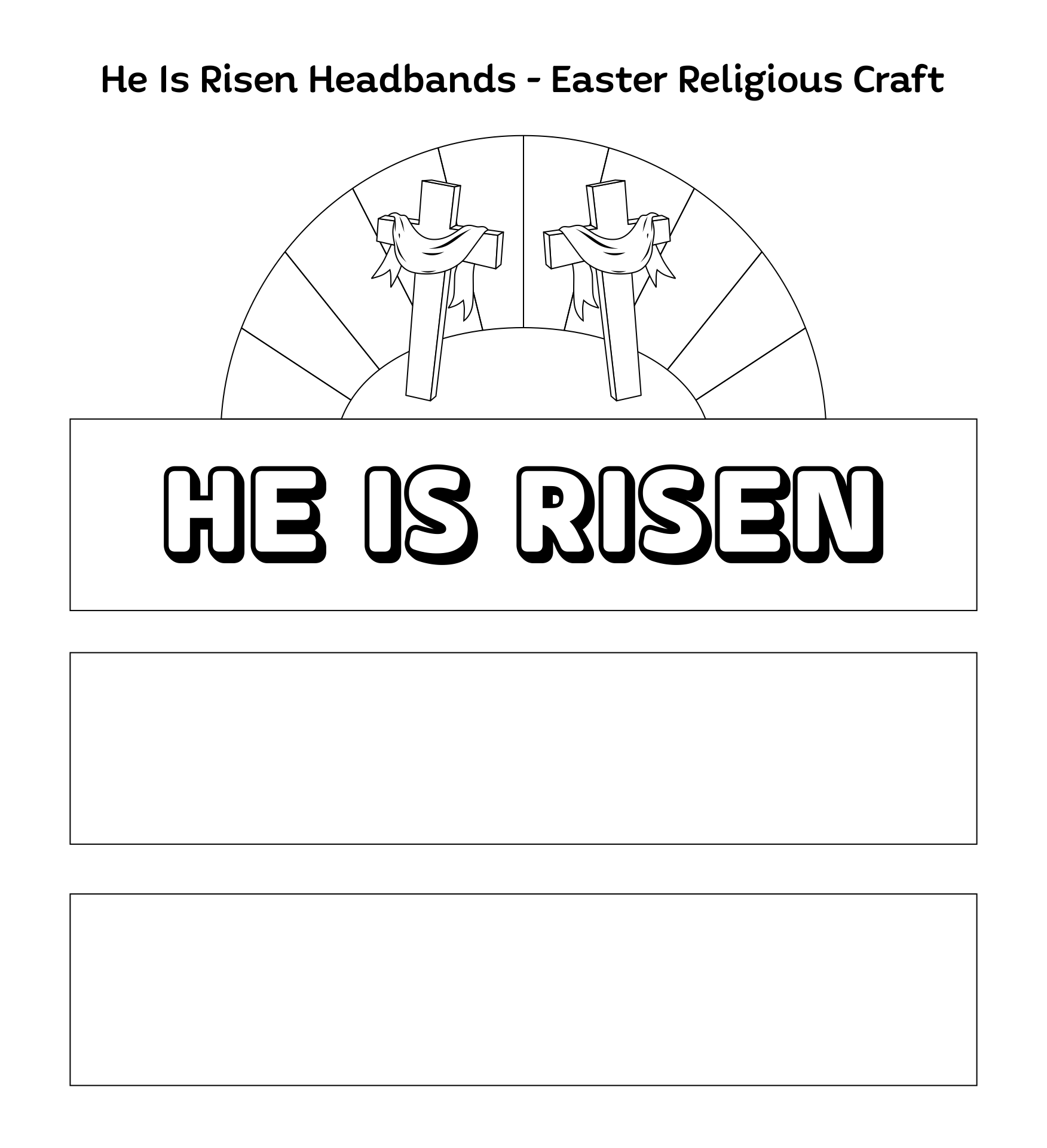 Printable Christian Easter Crafts