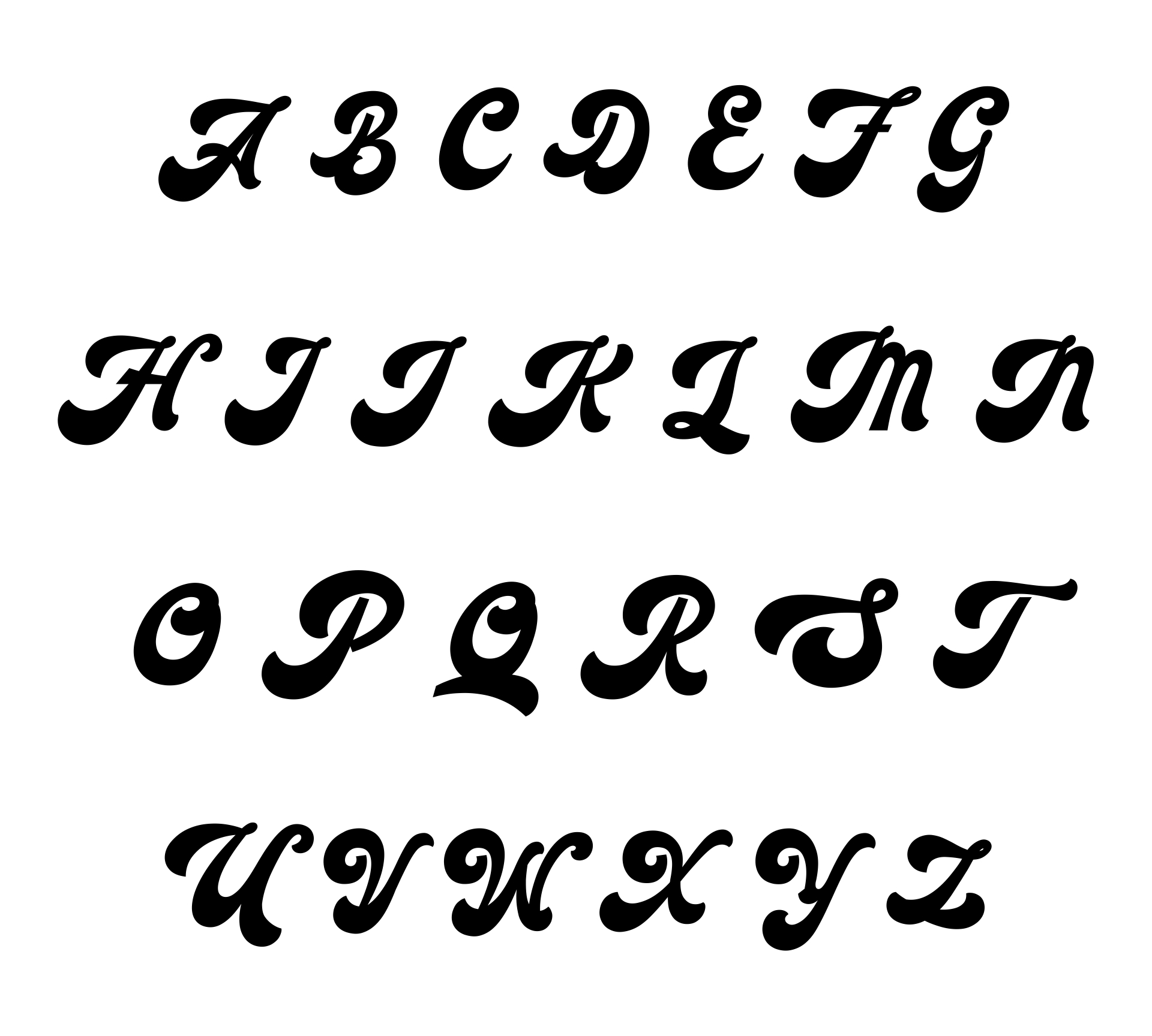 Fancy Alphabet Letters Templates 10 Free PDF Printables Printablee
