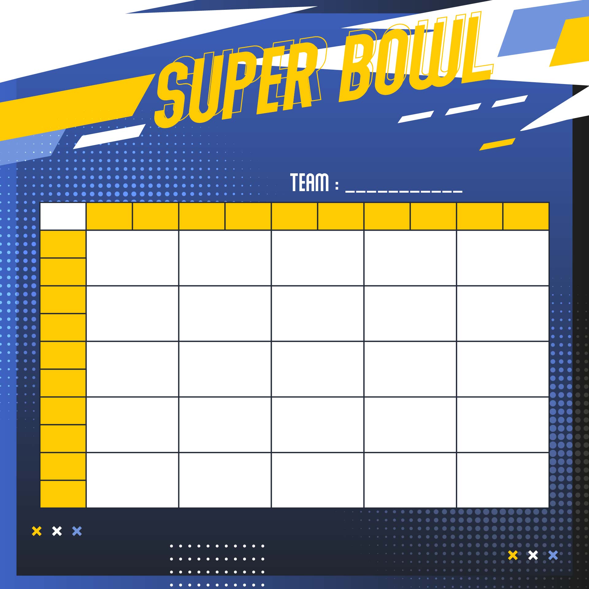 10 Best 25 Squares Printable