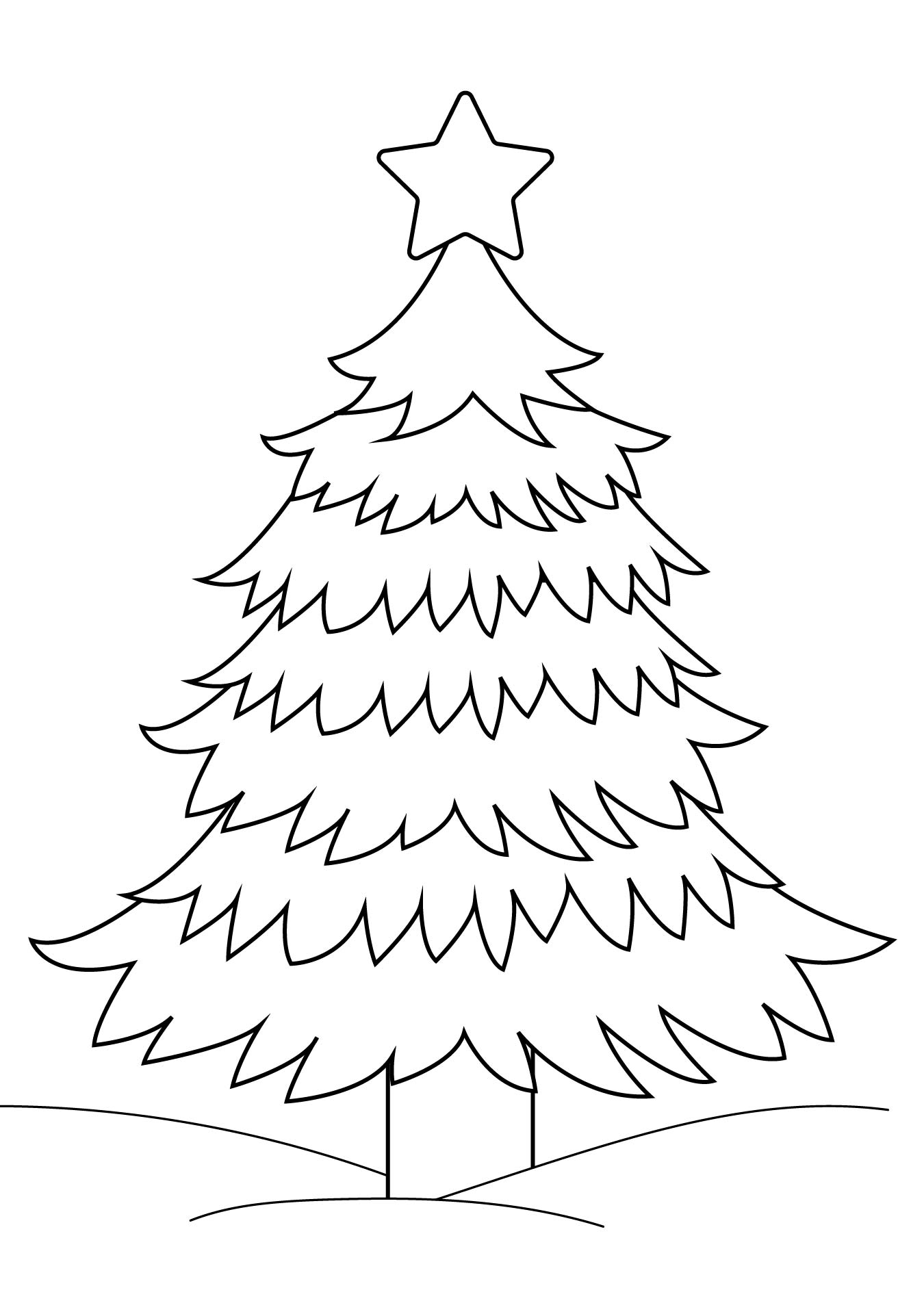 5 Best Images of Printable Blank Christmas Tree - Christmas Tree ...