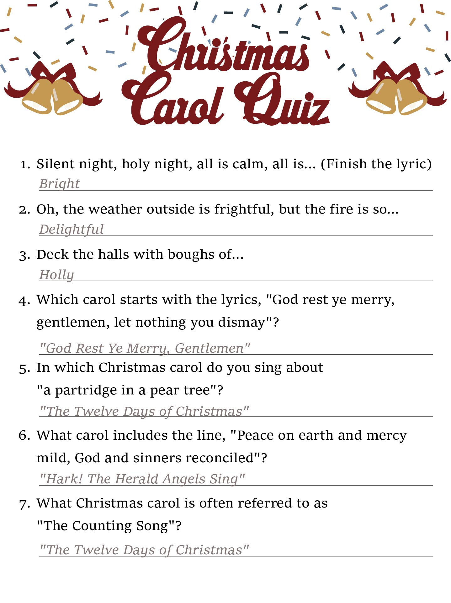 Christmas Song Trivia 7 Free PDF Printables Printablee christmas-song-trivia-7-free-pdf-printables-printablee