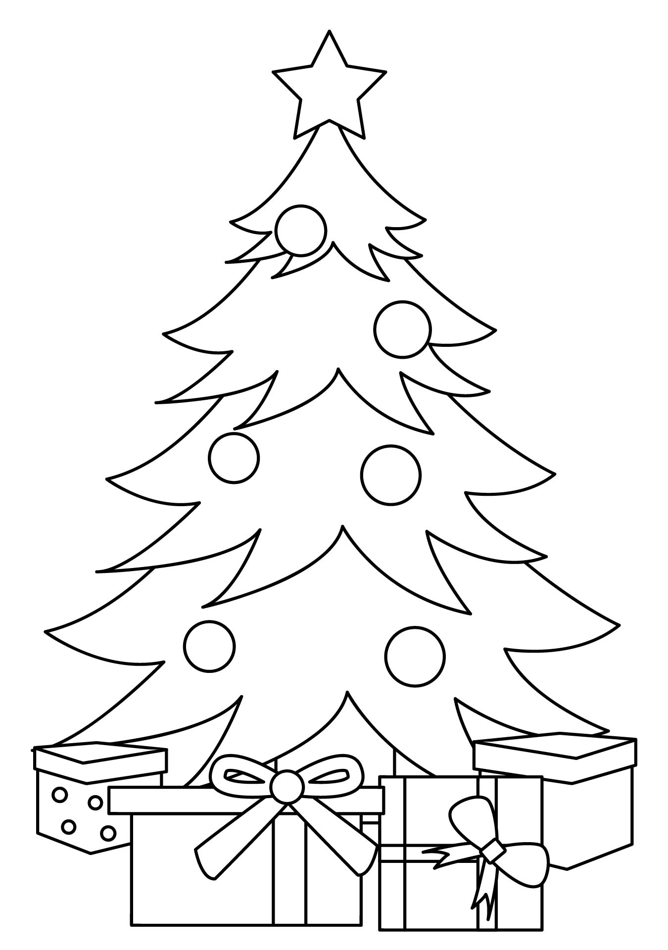 Printable Blank Christmas Tree