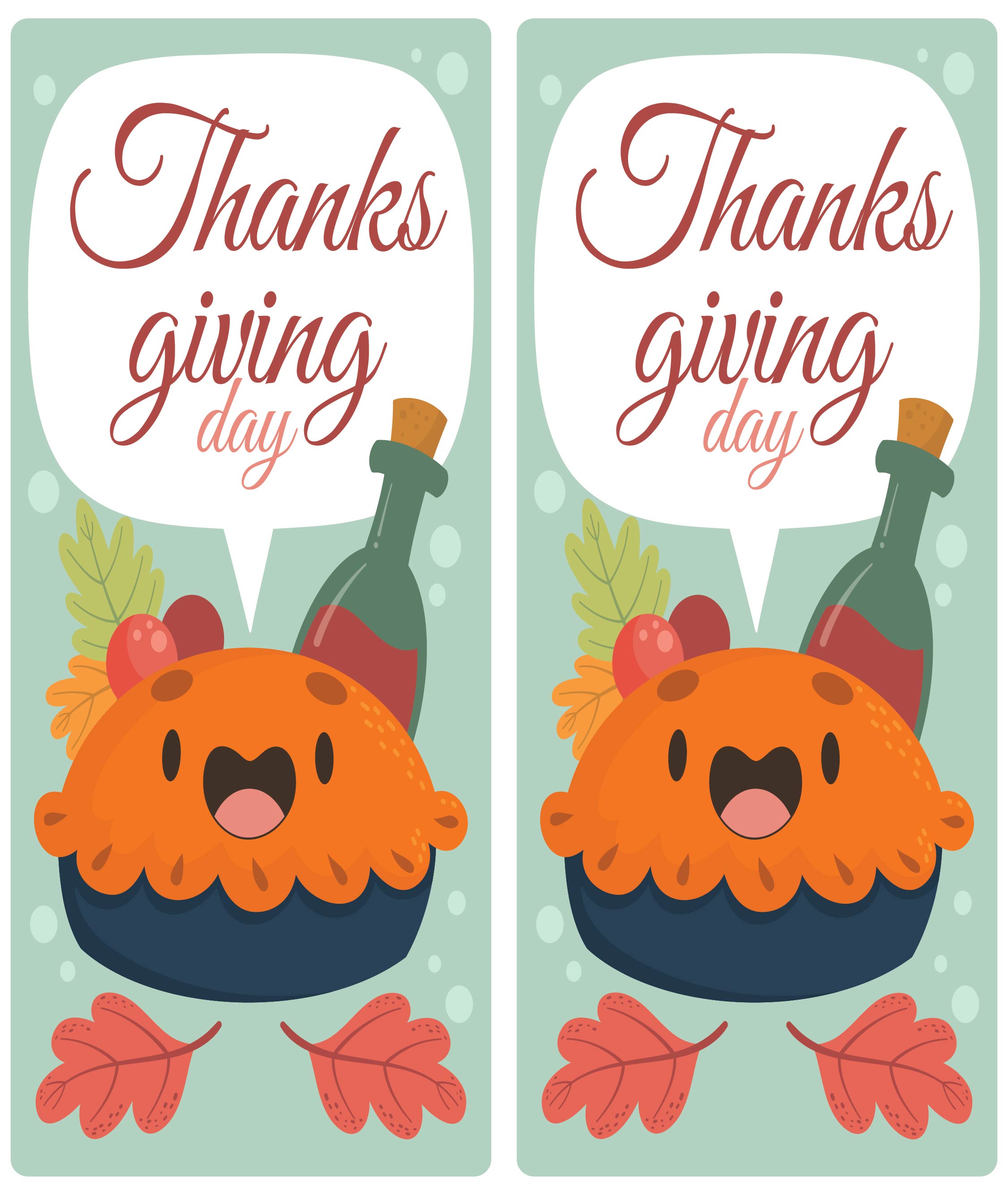 Printable Thanksgiving Bookmarks