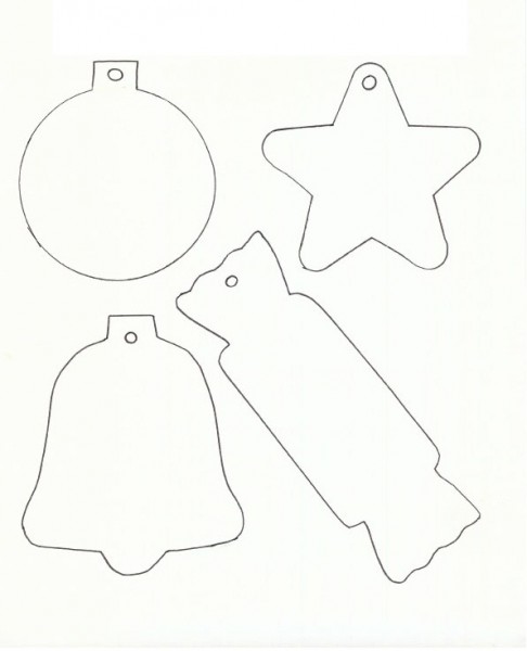 Printable Christmas Templates to Color