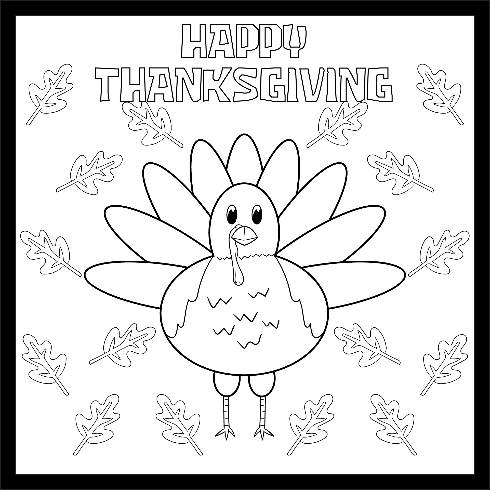 Printable Thanksgiving Activity Placemat