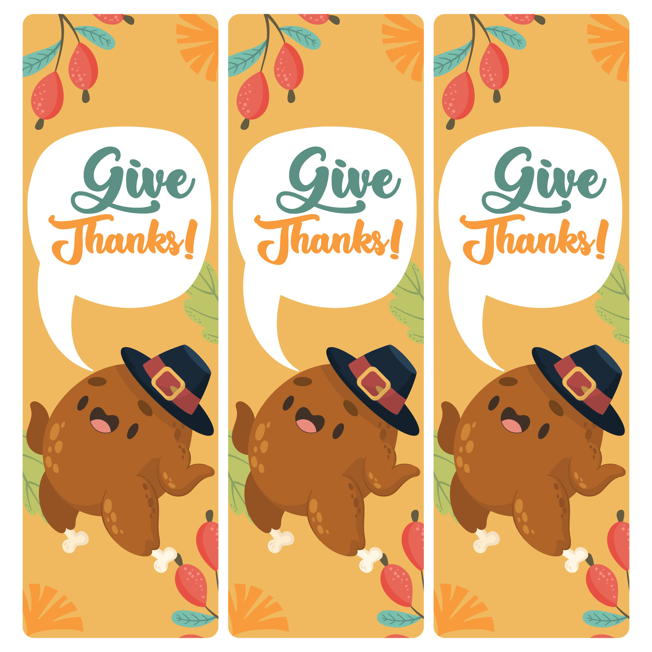 5 Best Printable Thanksgiving Bookmarks