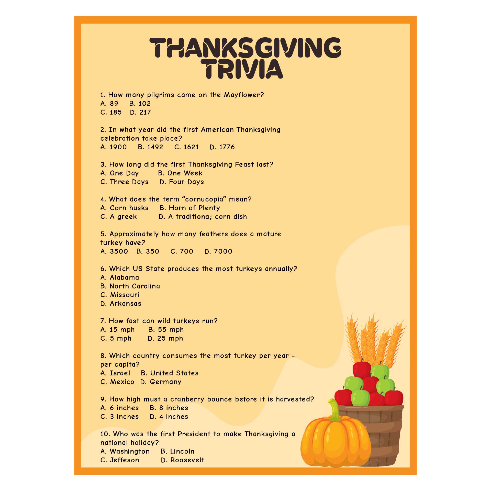 10-best-printable-thanksgiving-trivia-and-answers-printablee