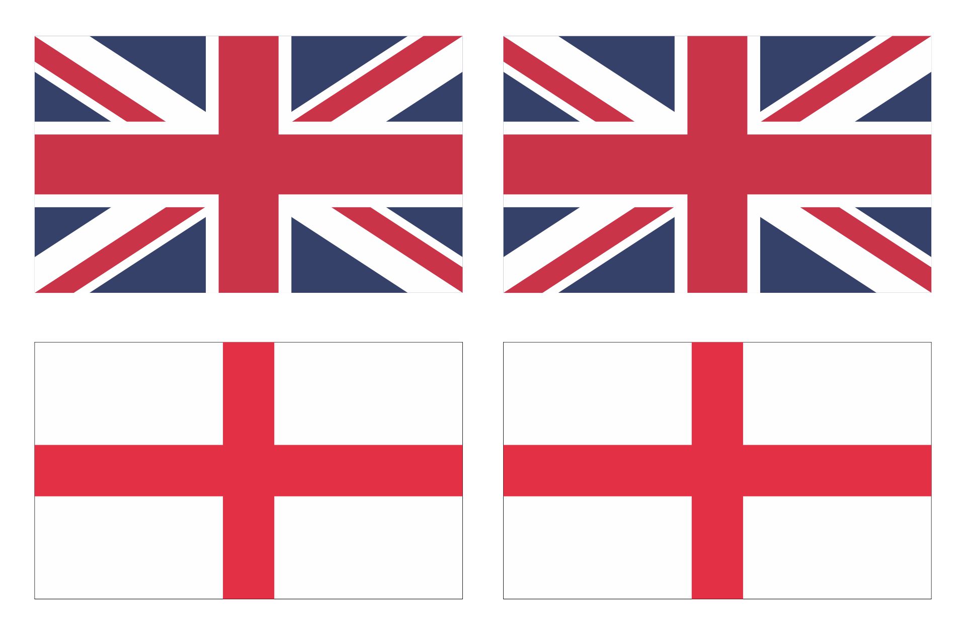 Printable Country Flags England