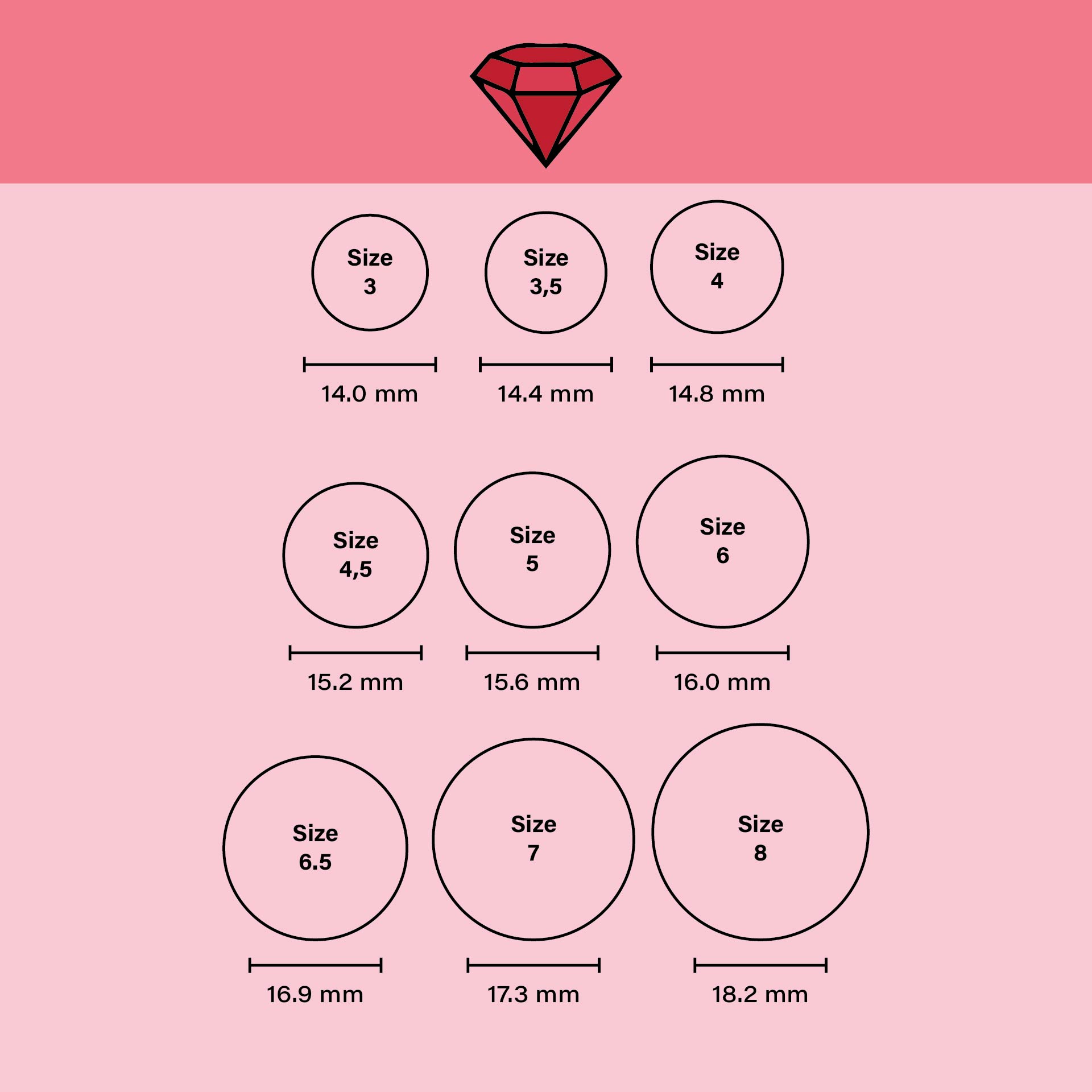 mens ring size chart actual size