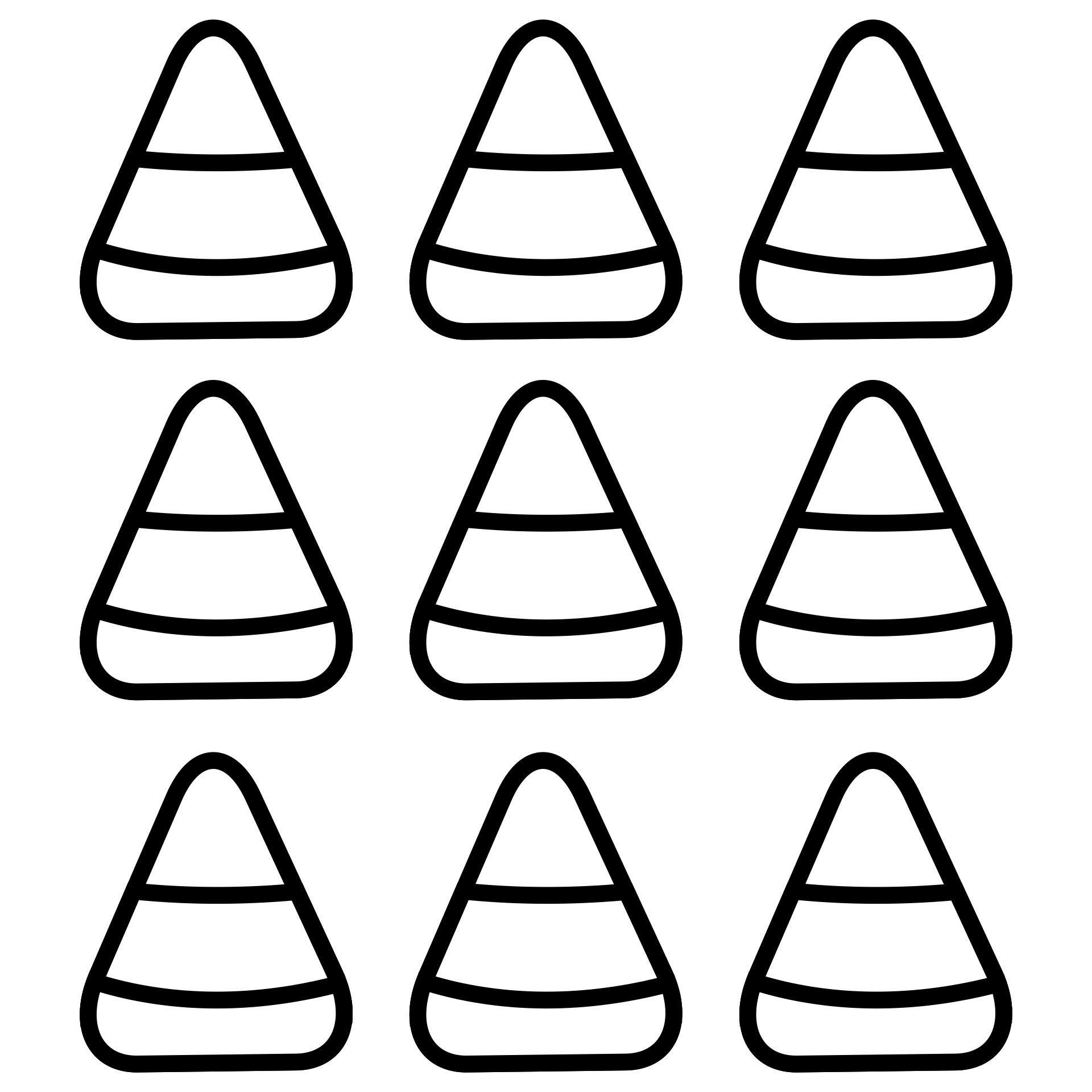 7 Best Candy Corn Printable Printablee Com
