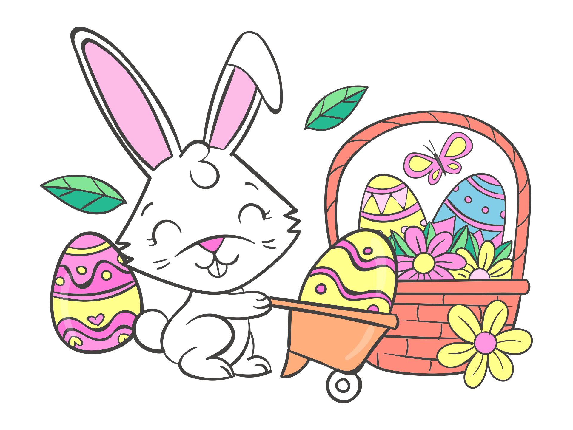 7 Best Free Printable Easter Bunny Clip Art - printablee.com