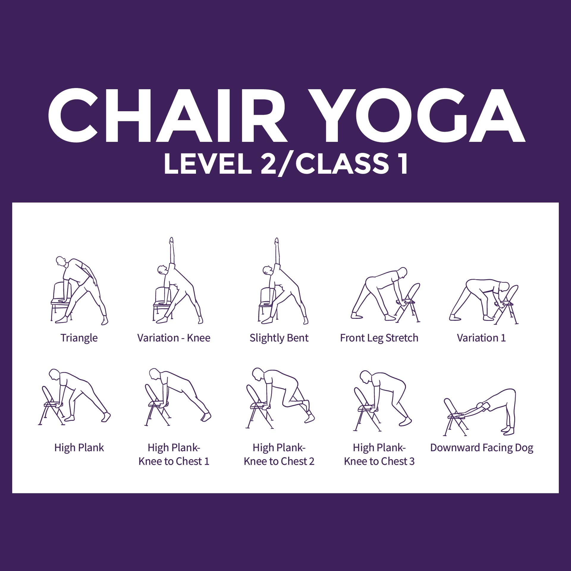 Printable Chair Yoga Poses Pdf Printable Word Searches