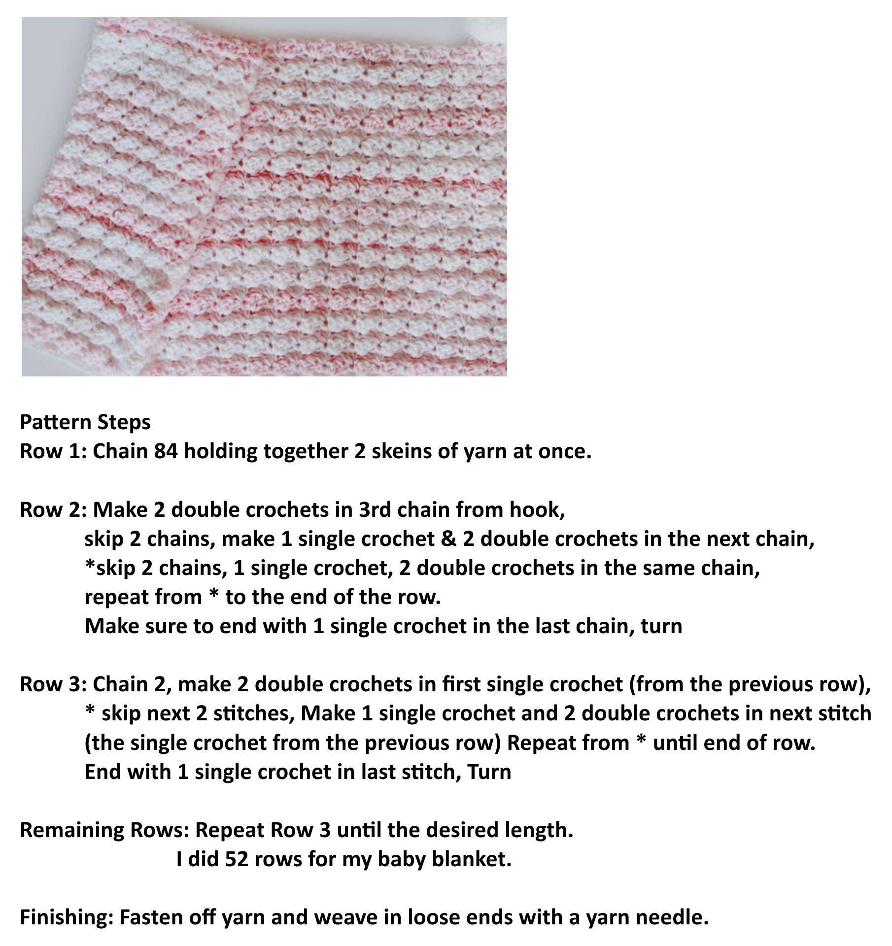 Crochet Pattern Printable