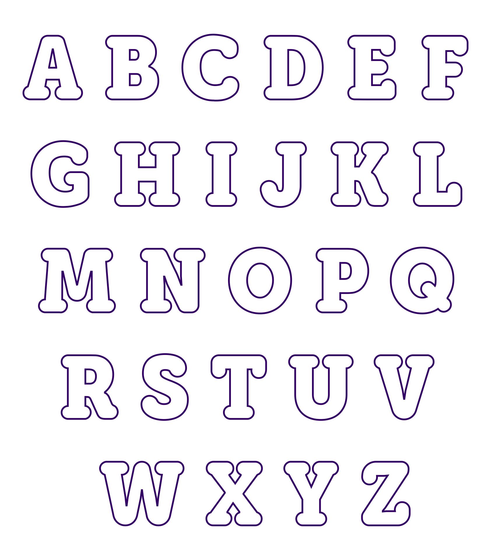 Printable Letters With Patterns