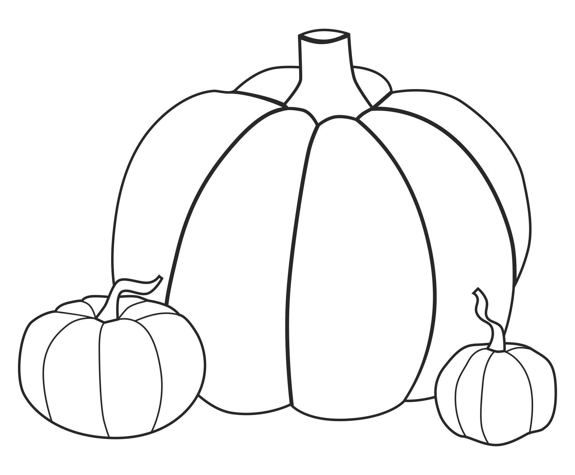 Fall Pumpkin Coloring Printables