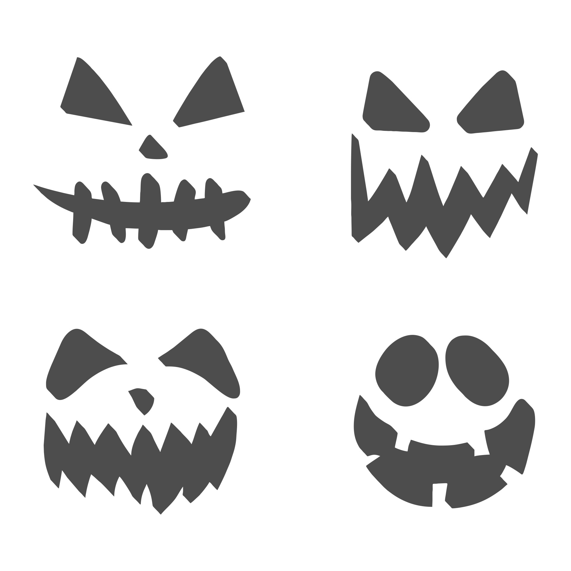 10 Best Free Printable Pumpkin Stencils PDF for Free at Printablee