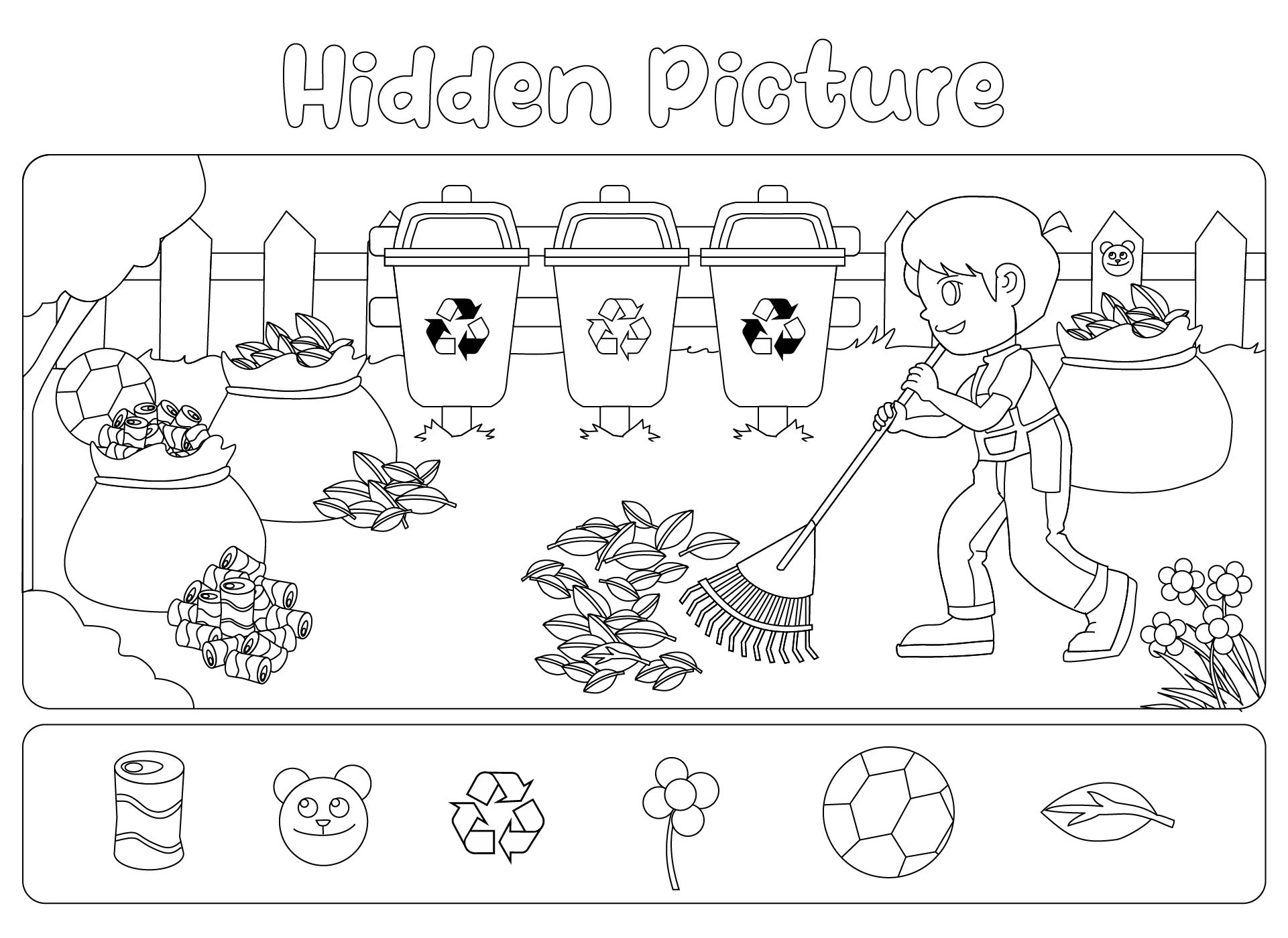 Fall Printable Hidden Objects