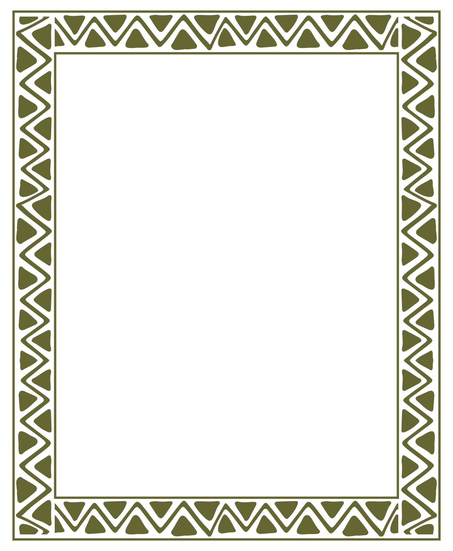 Printable 8.5 X 11 Picture Frame Borders