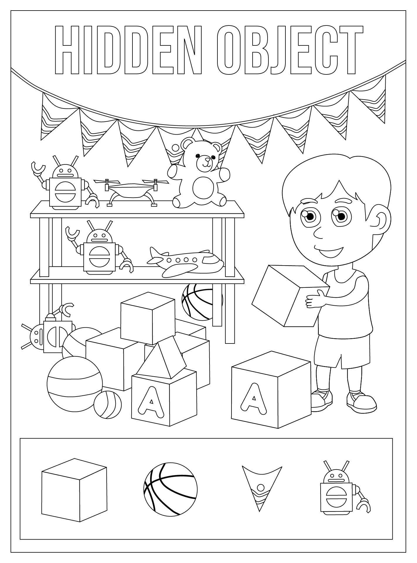 Printable Hidden Pictures for Kids