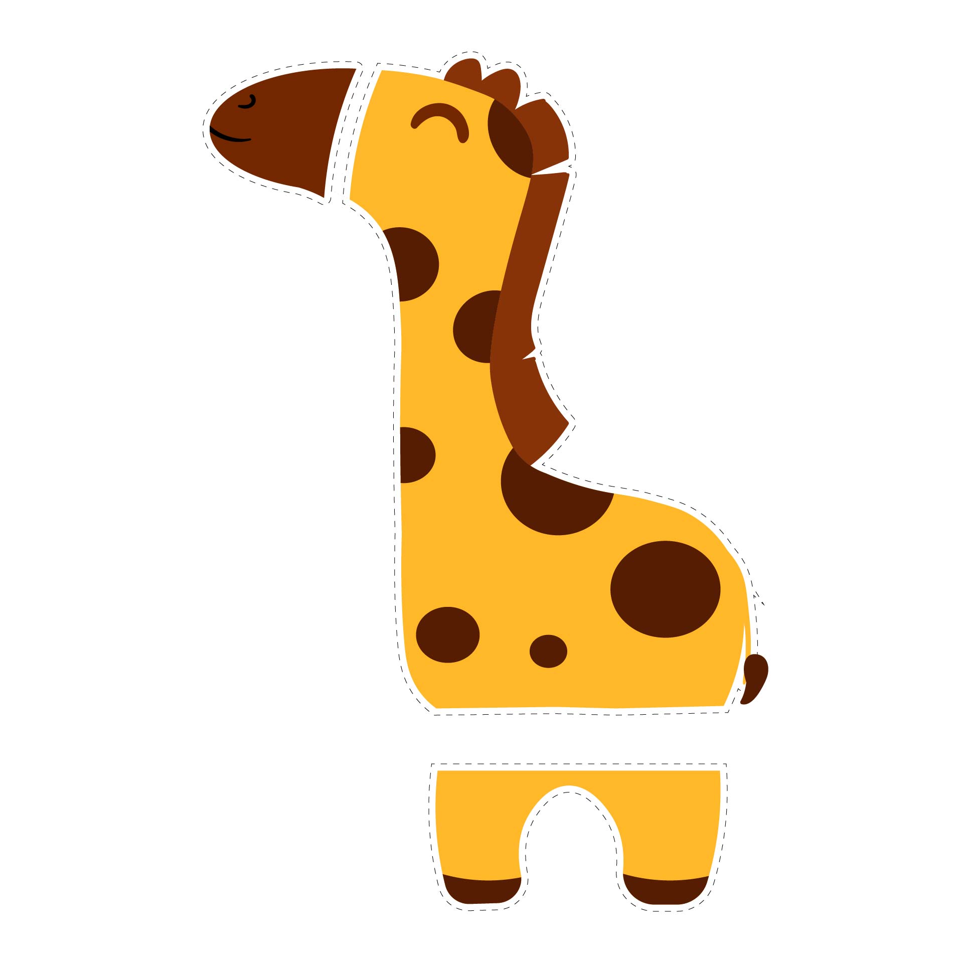 Giraffe Stuffed Animal Sewing Pattern Free