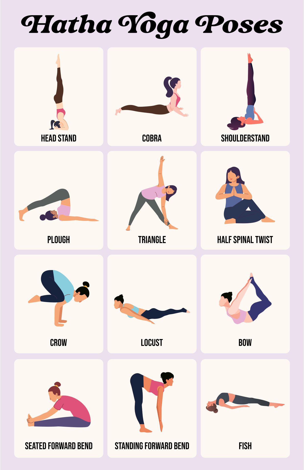 10 Best Yoga Poses Printable Chart PDF for Free at Printablee-cheohanoi.vn