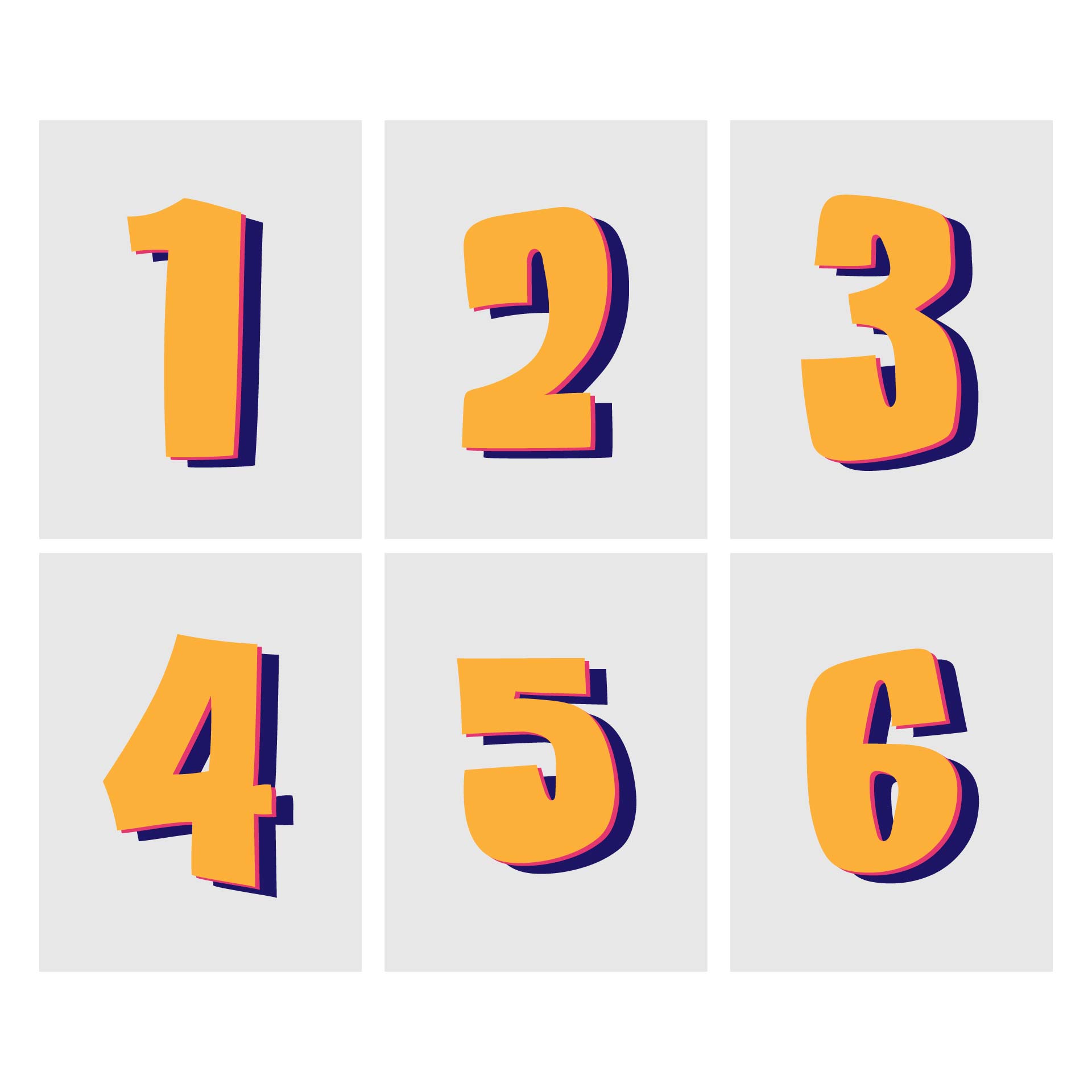 Printable Number 6 7