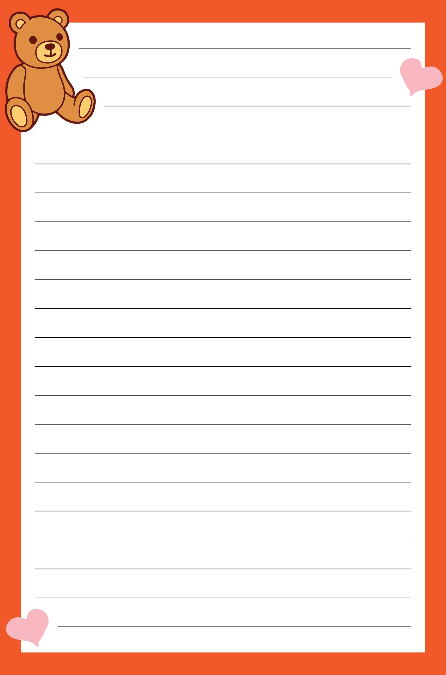 Letter Stationery Template