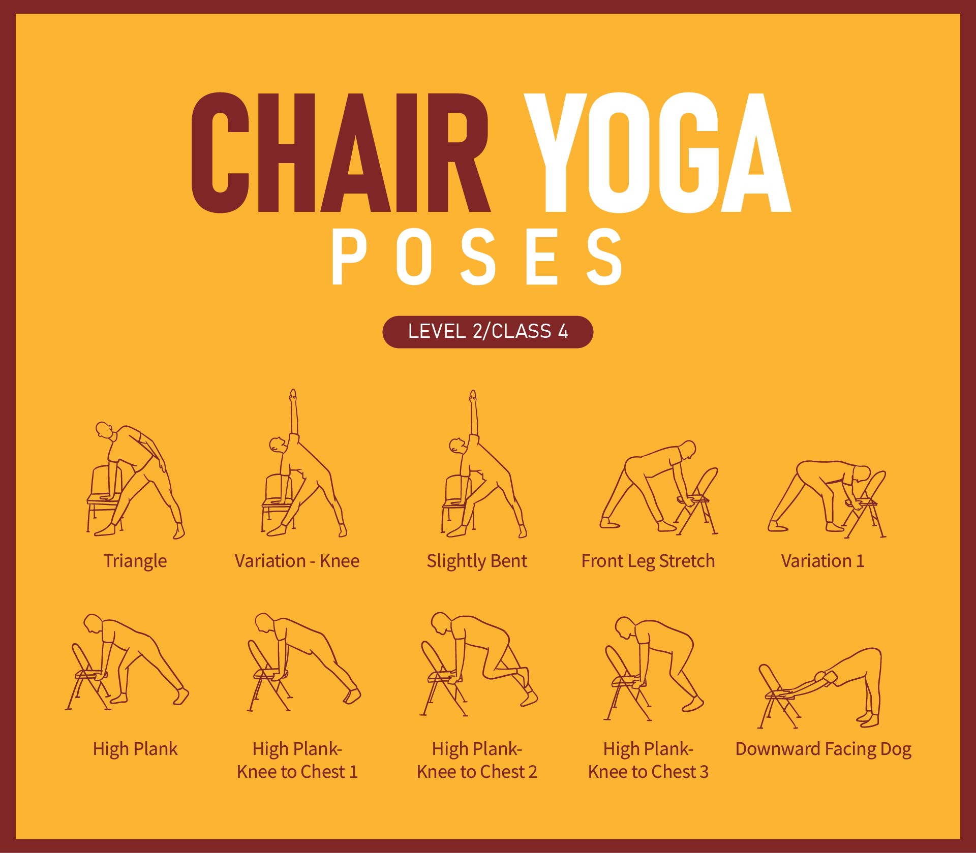 Chair Exercises - 10 Free PDF Printables | Printablee