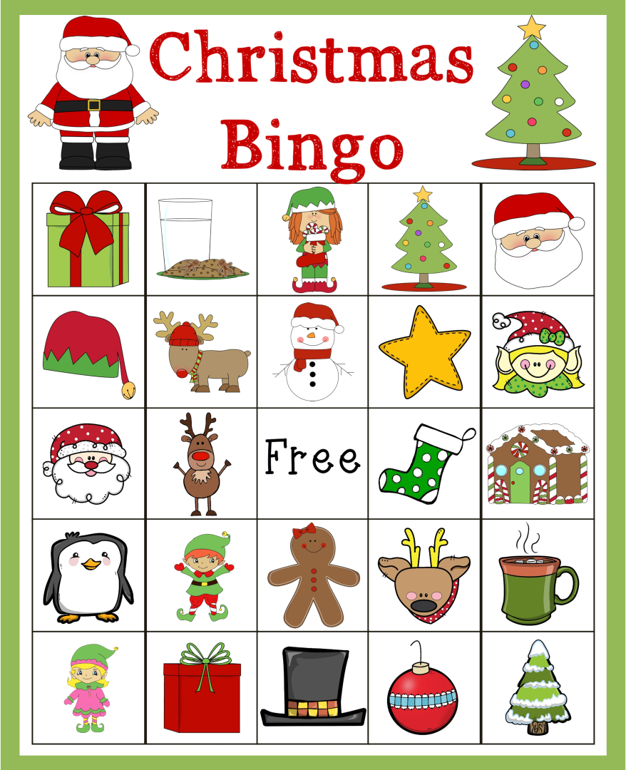 Printable Christmas Bingo Card 20