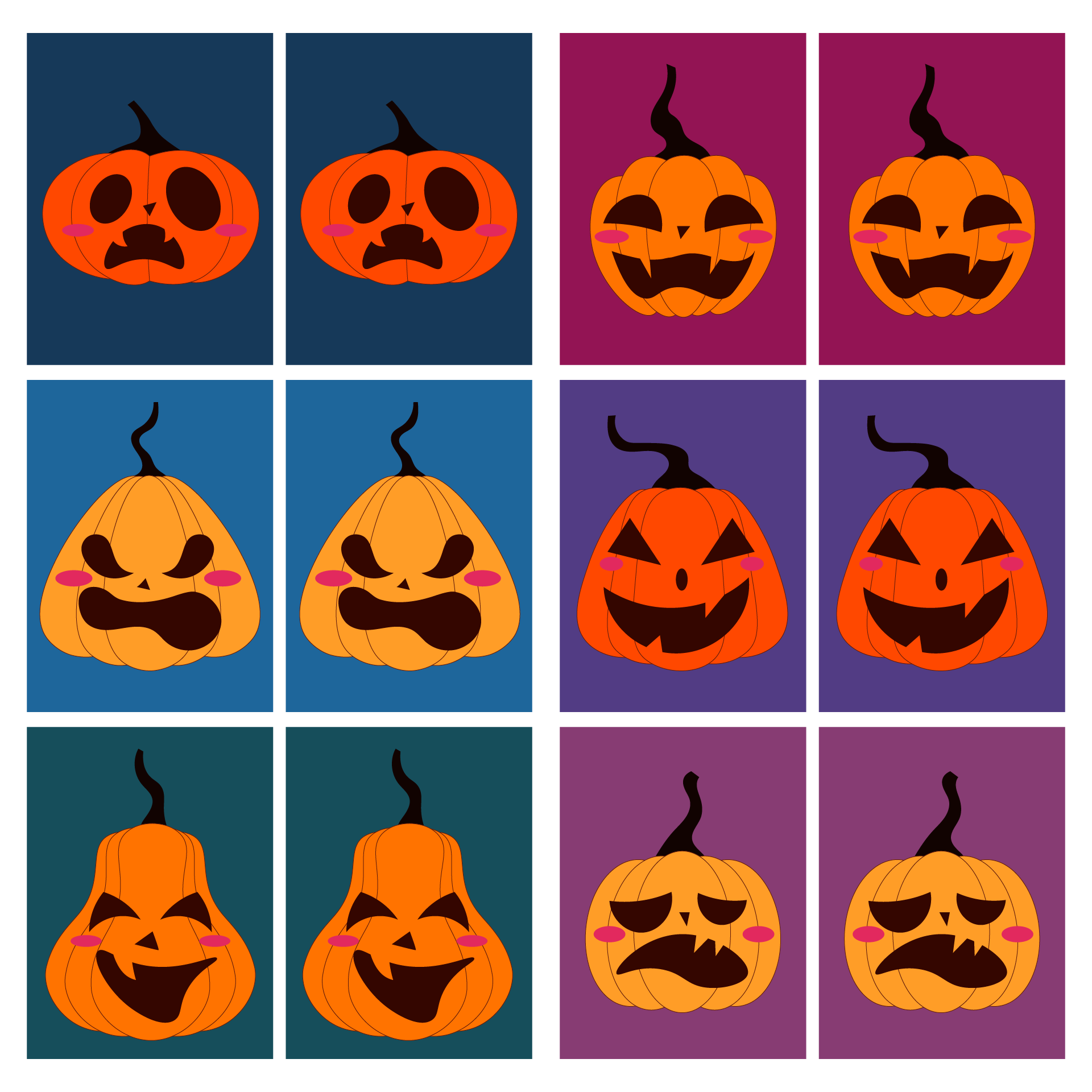 15 Best Free Printable Halloween Memory Game For Free At Printablee