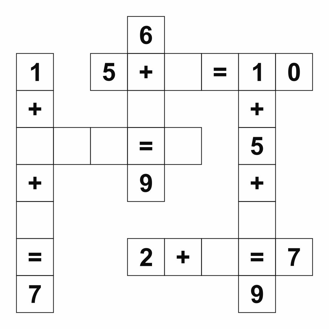 Free Math Puzzles For 1st Grade Fun Math Worksheets Maths Puzzles