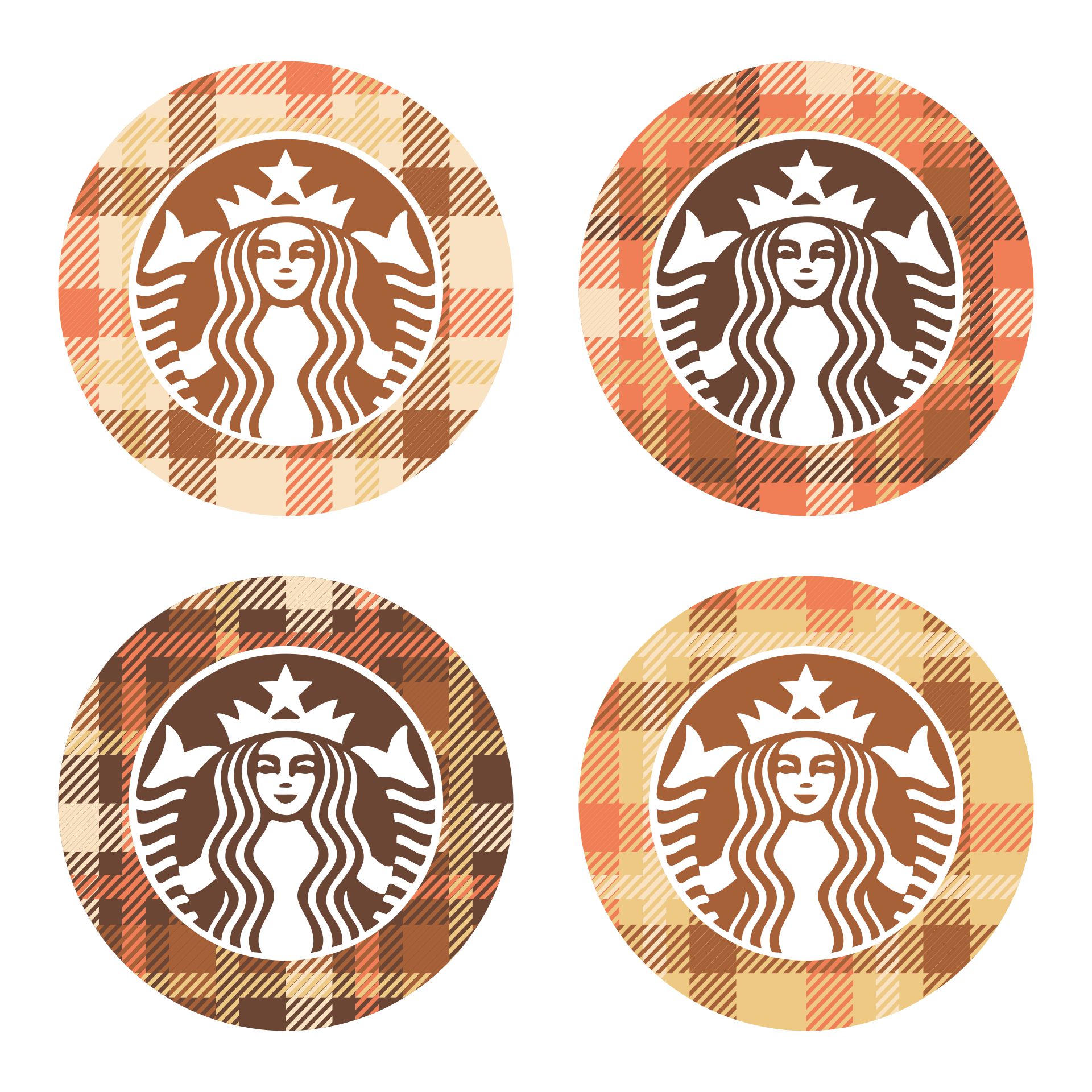 Printable Mini Starbucks Logos