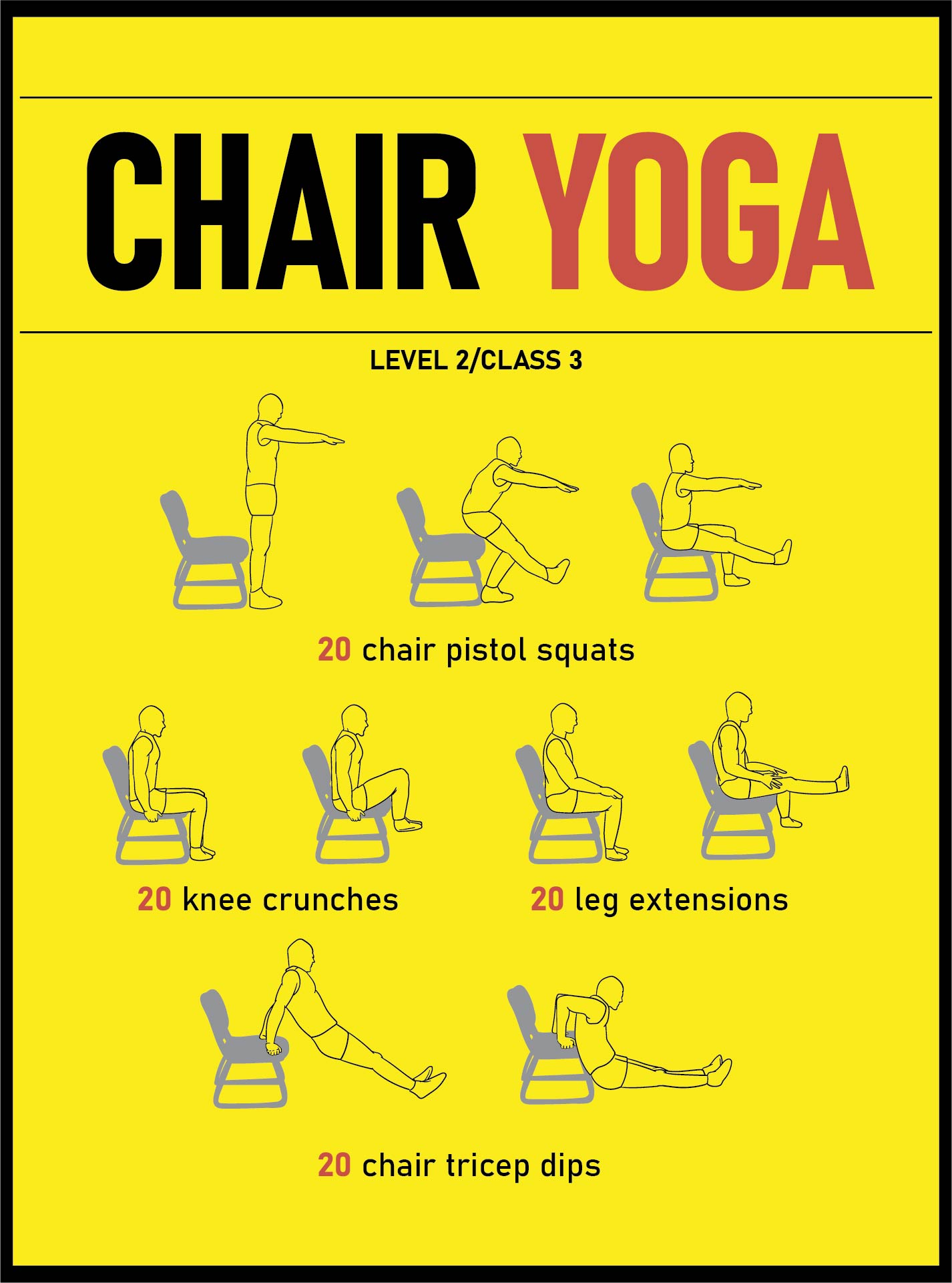 Printable Chair Exercises