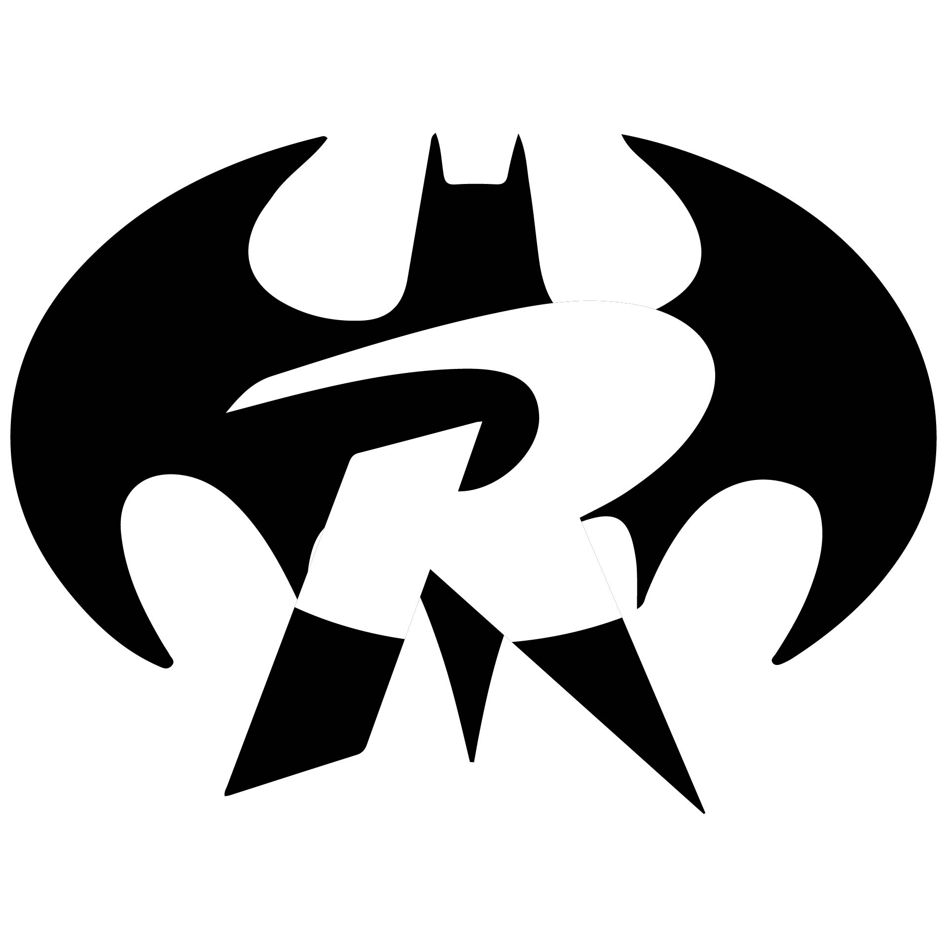 Batman and Robin Symbols Stencils