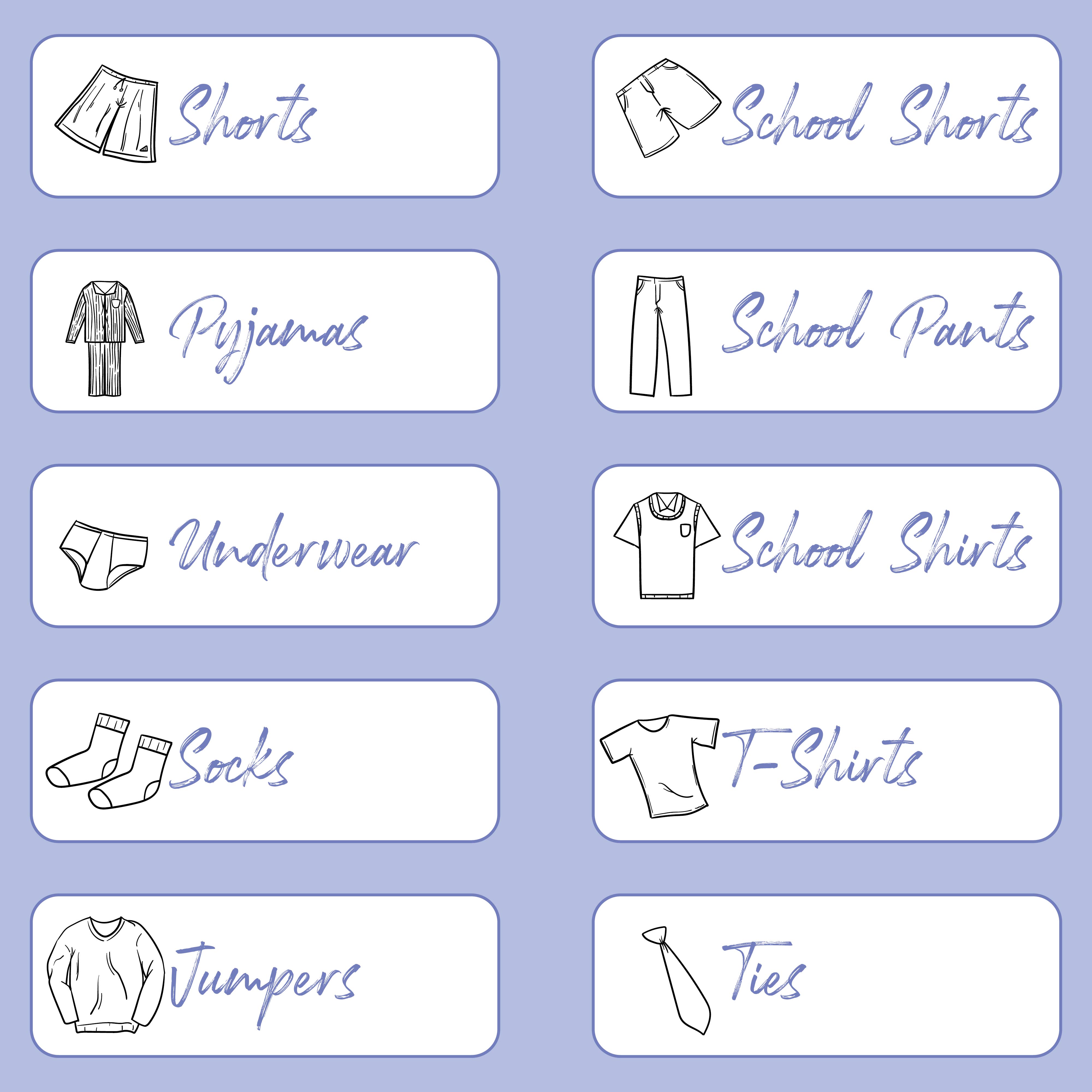 10 Best Printable Drawer Labels Kids PDF for Free at Printablee