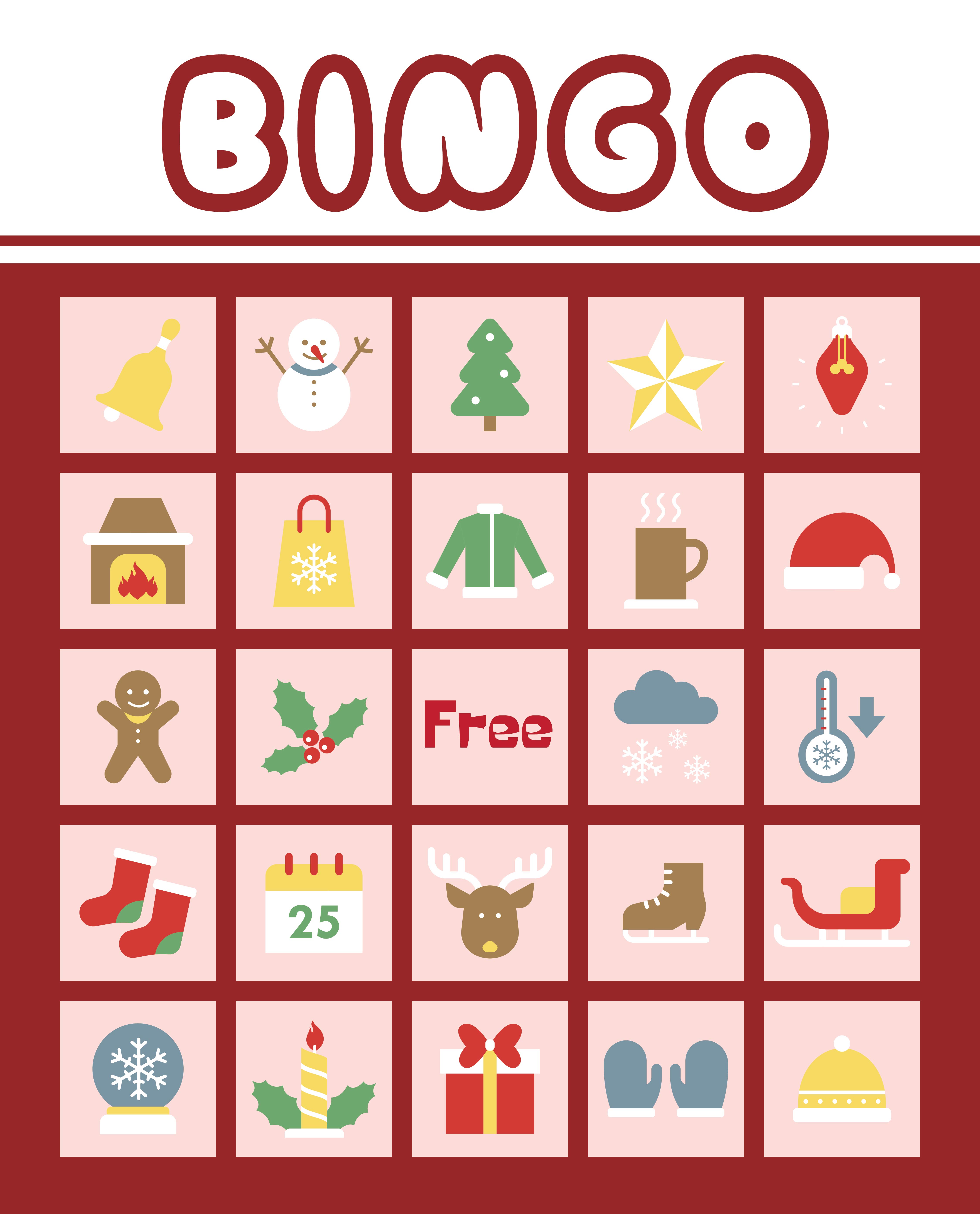 Christian Printable Christmas Bingo