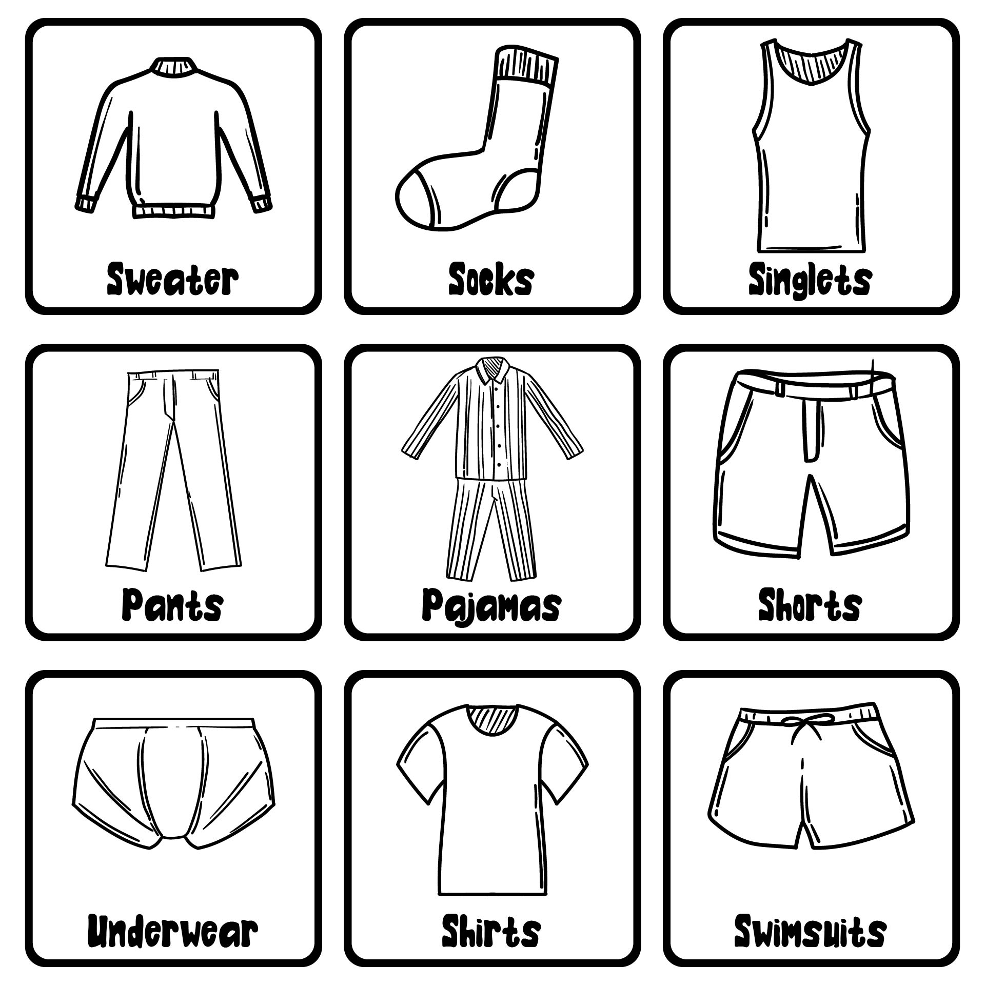 Free Printable Printable Clothing Drawer Labels - Printable Templates ...