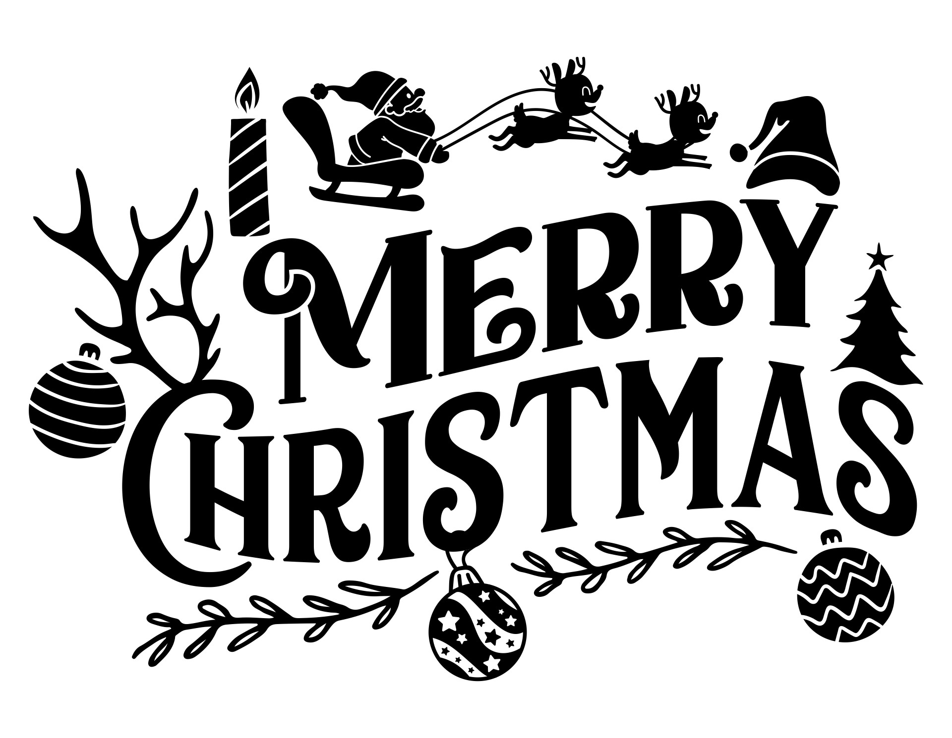 7 Best Christmas Stencils Printable Crafts PDF for Free at Printablee