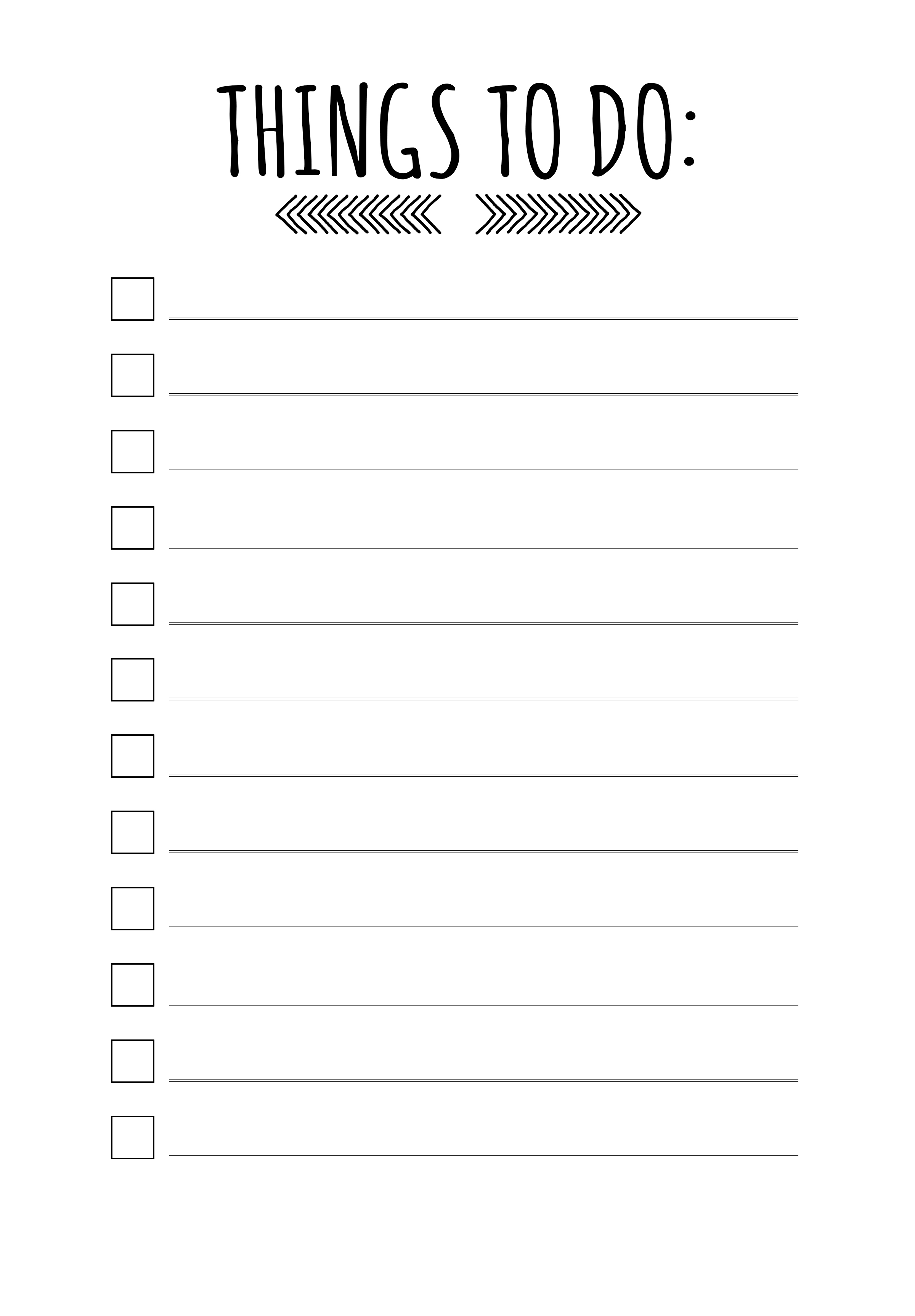 5 Best Free Cute Printable To Do List Template PDF For Free At Printablee