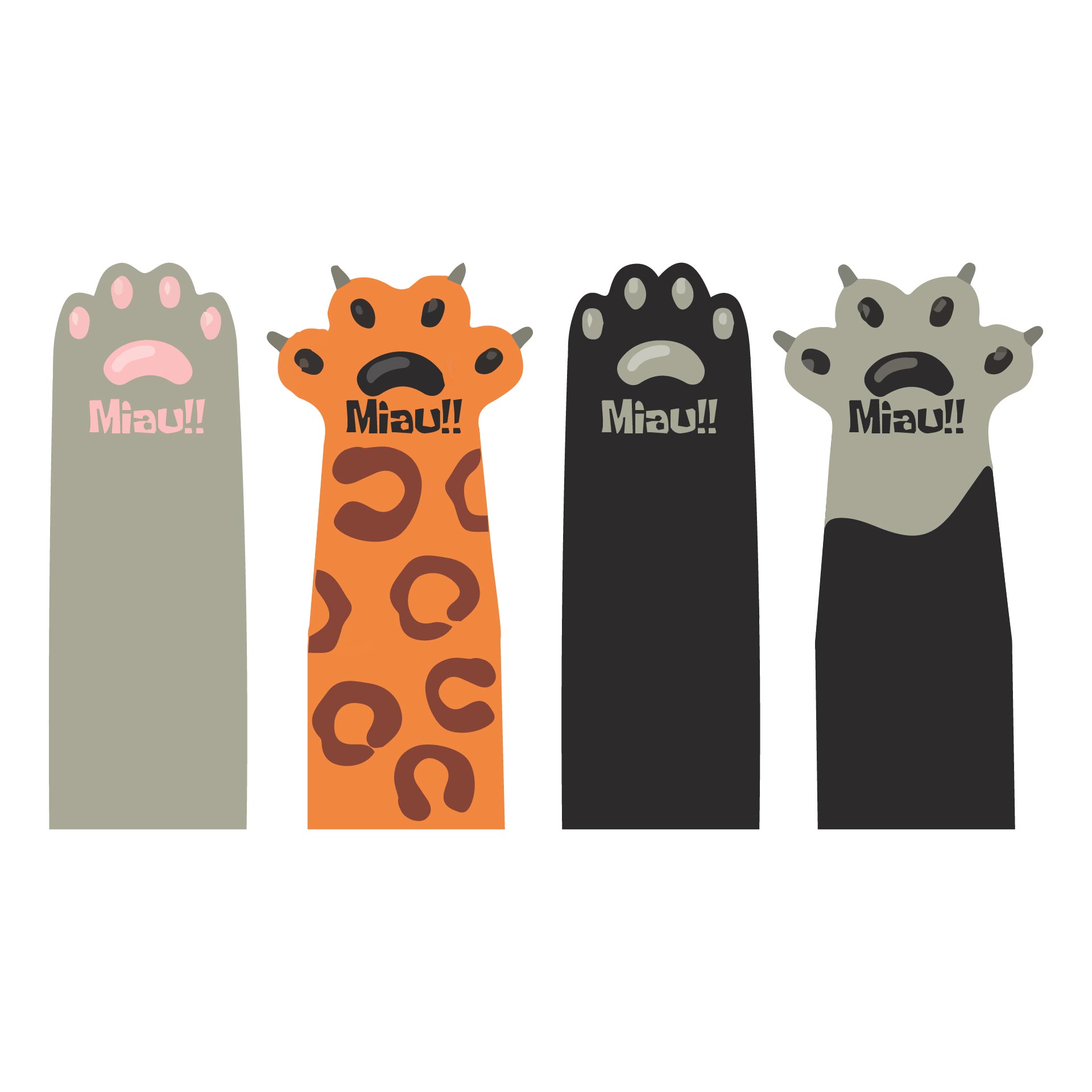 Magnetic Kitty Printable Bookmarks