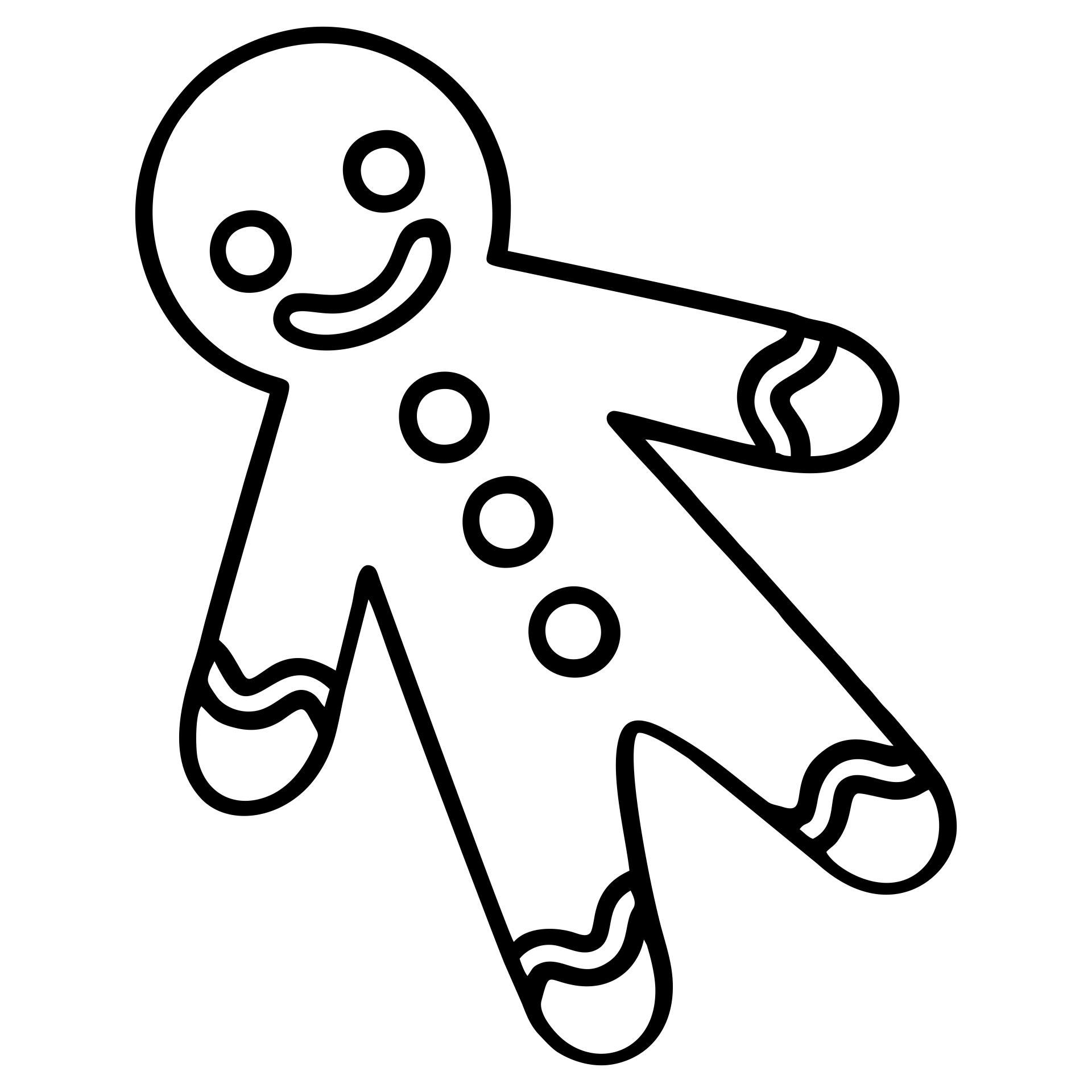 Printable Gingerbread Man Stencil