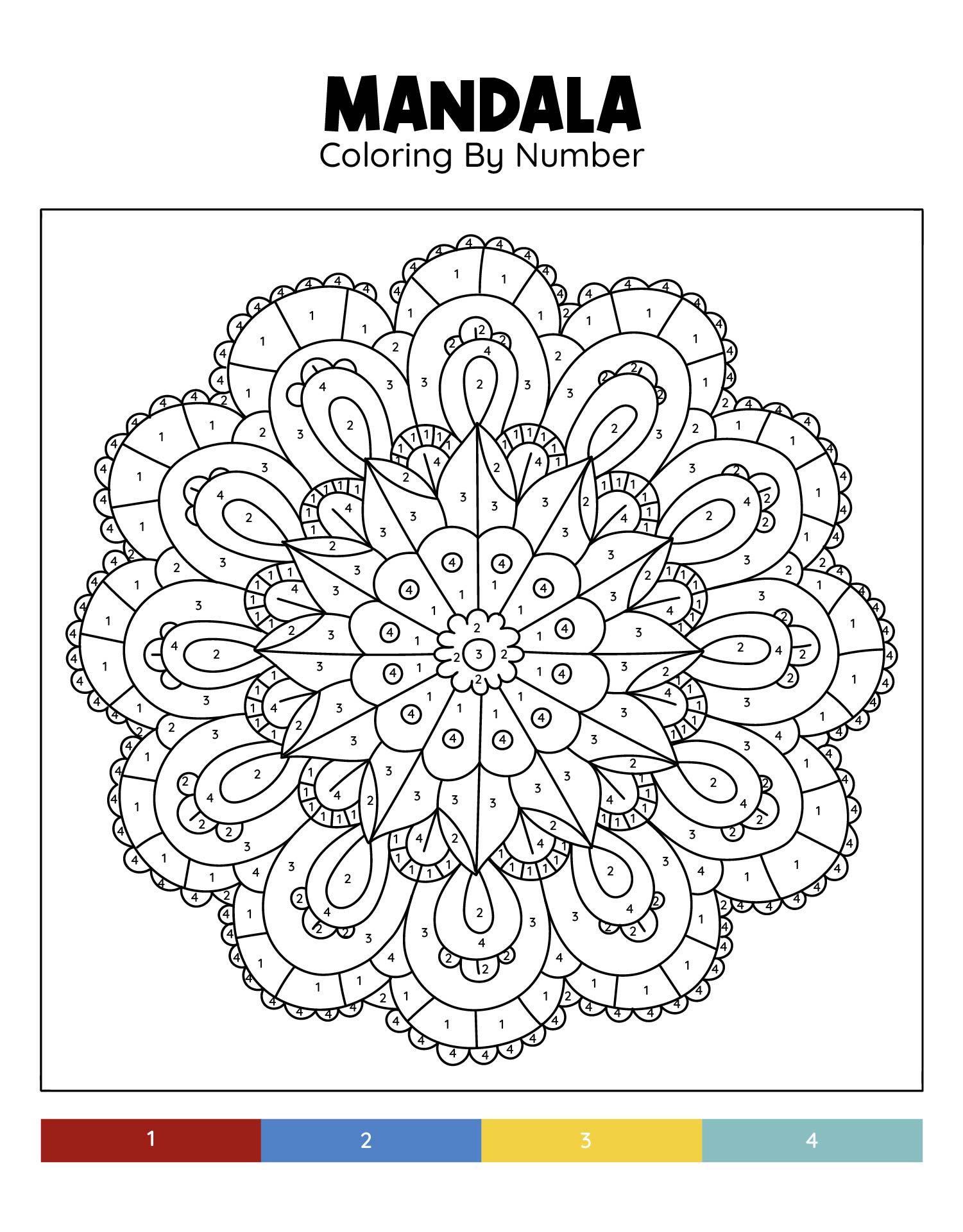 Printable Mandala Coloring Pages