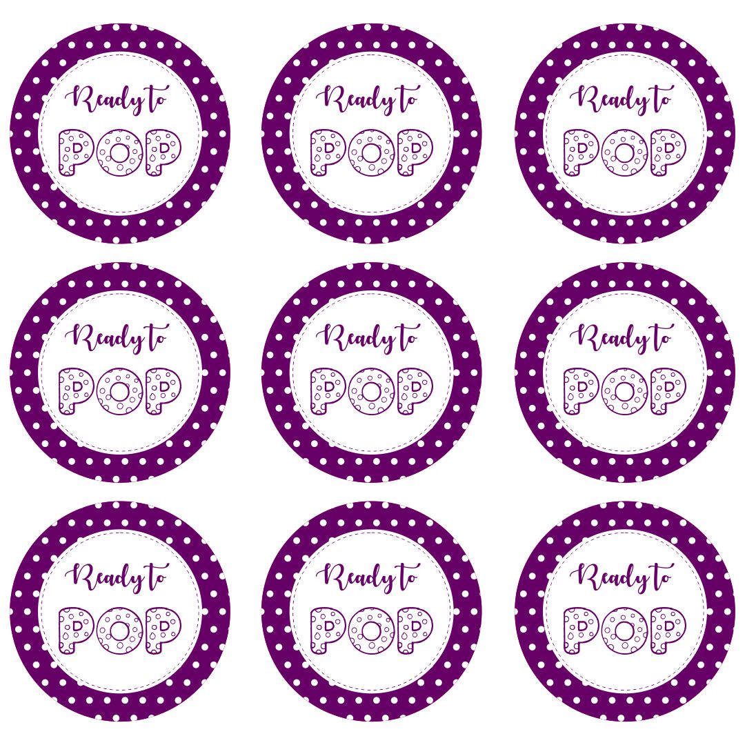 Ready to Pop Printable Tags