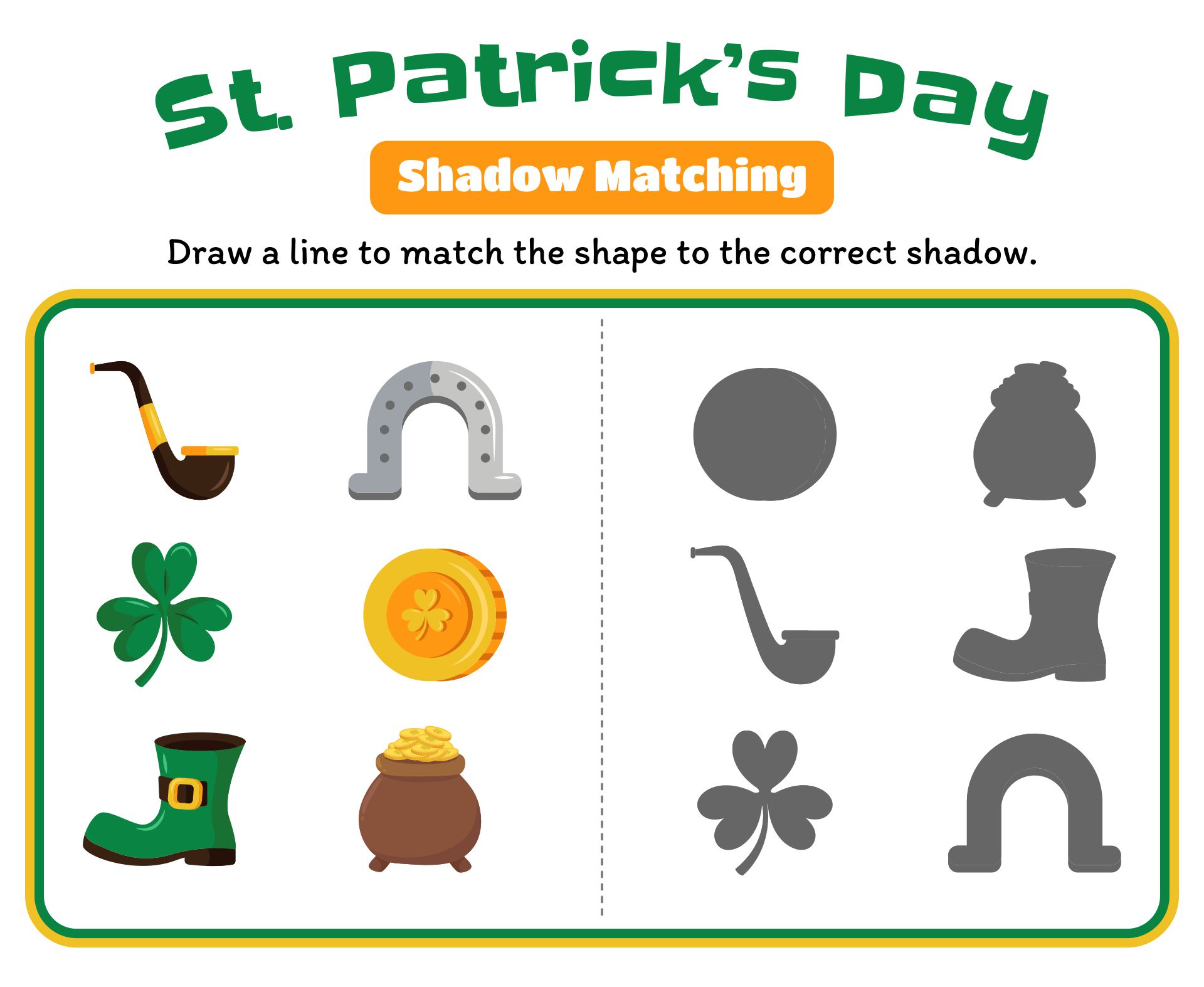  Printable St Patricks Day Activities