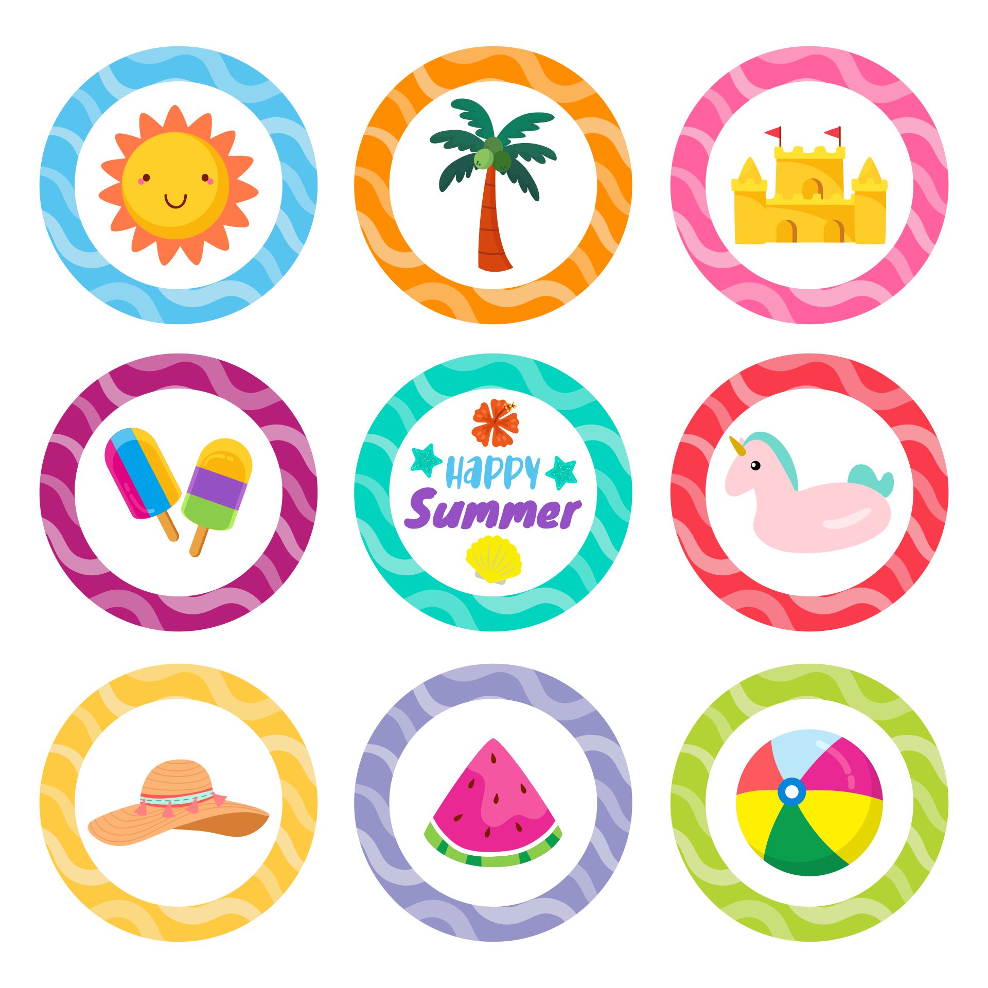 Summer Party Printables