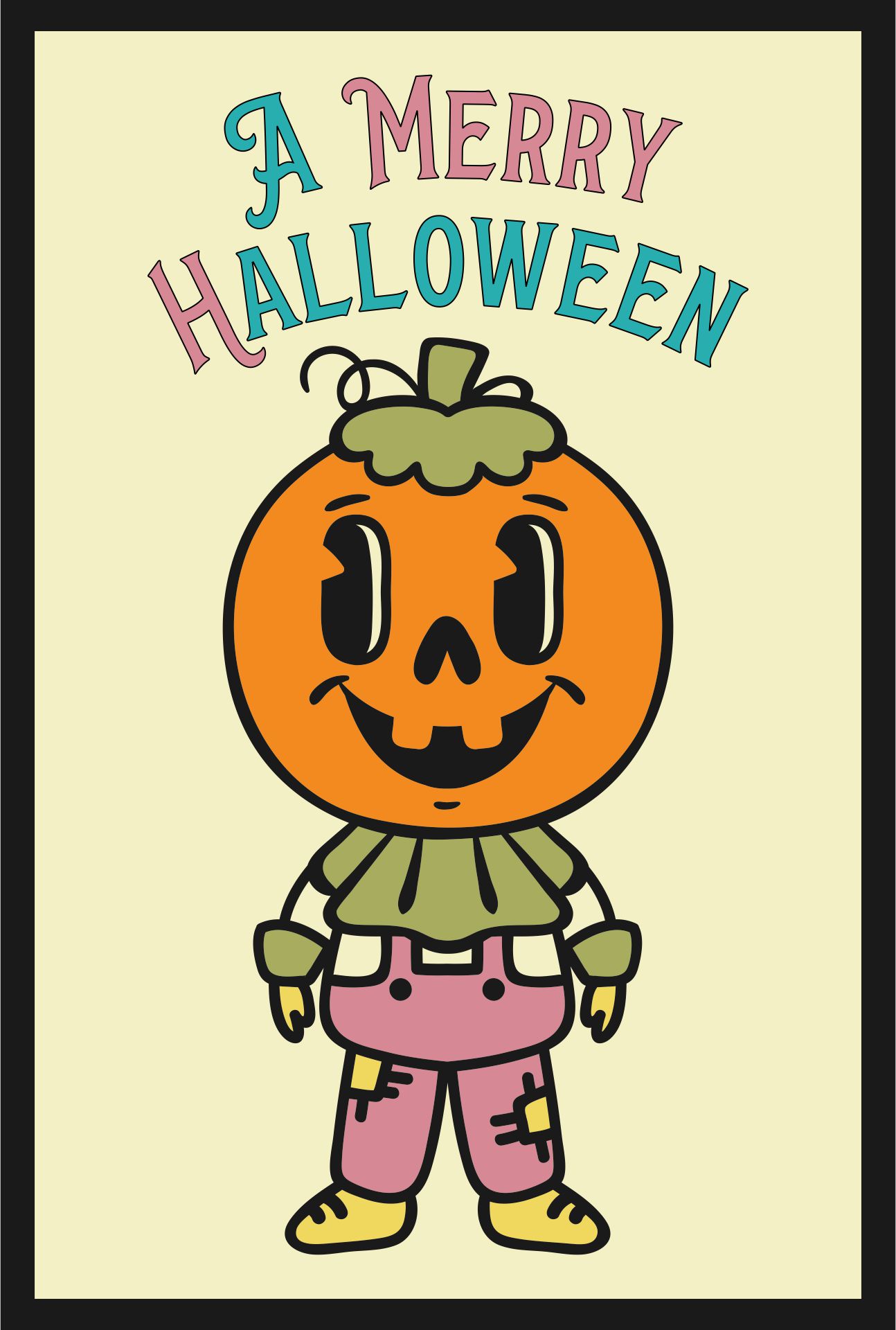  Printable Vintage Halloween Cat