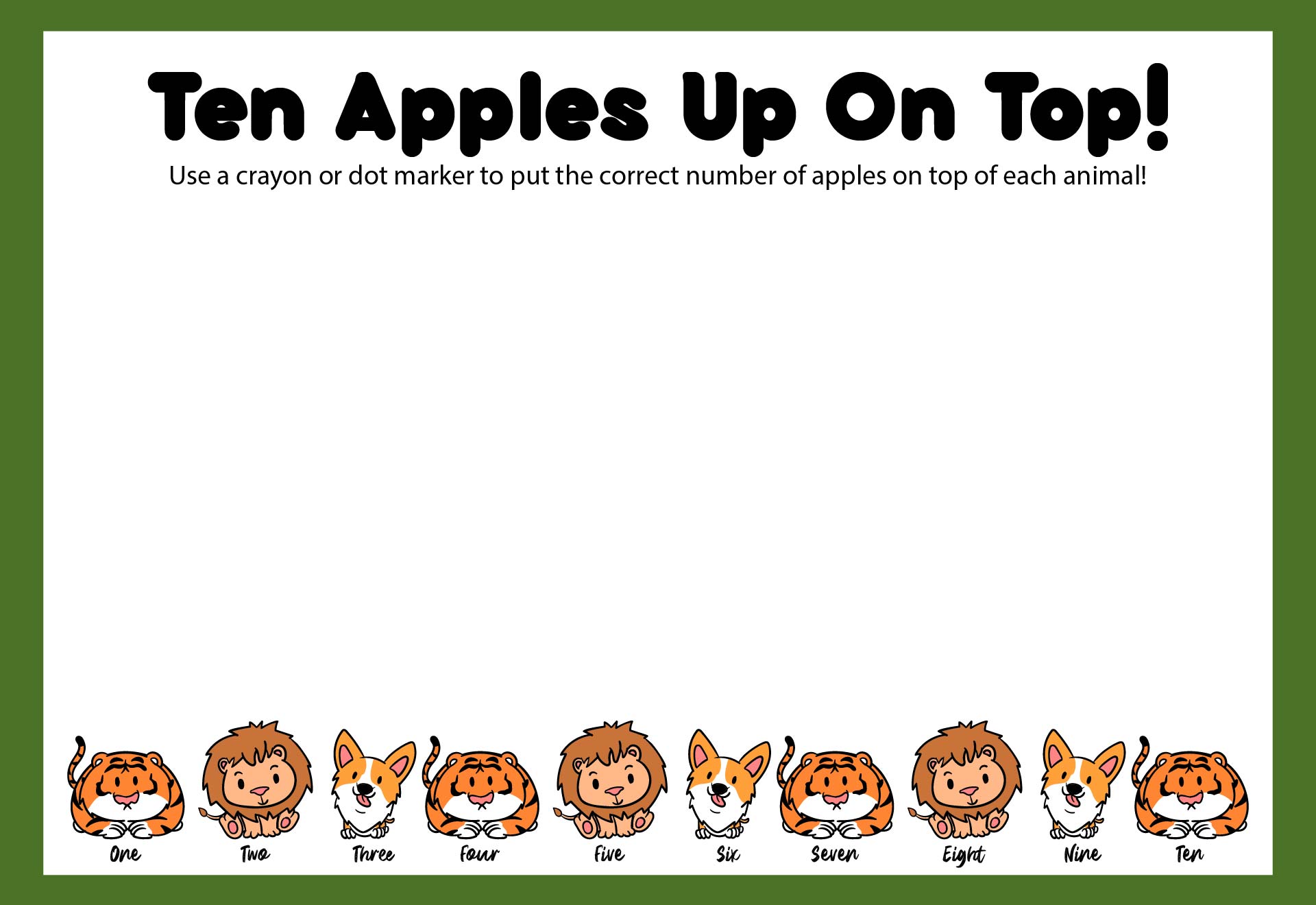 5 Best Ten Apples Up On Top Printables PDF For Free At Printablee 5 Best Ten Apples Up On Top Printables PDF For Free At Printablee