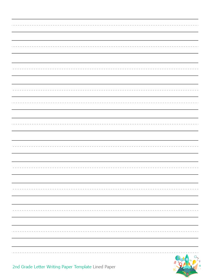 4 Best Second Grade Writing Paper Printable - printablee.com